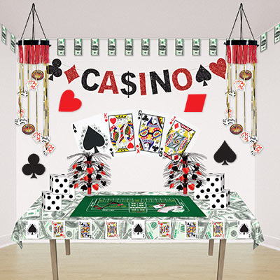 Casino Theme Prom Kit (40 Total Items)