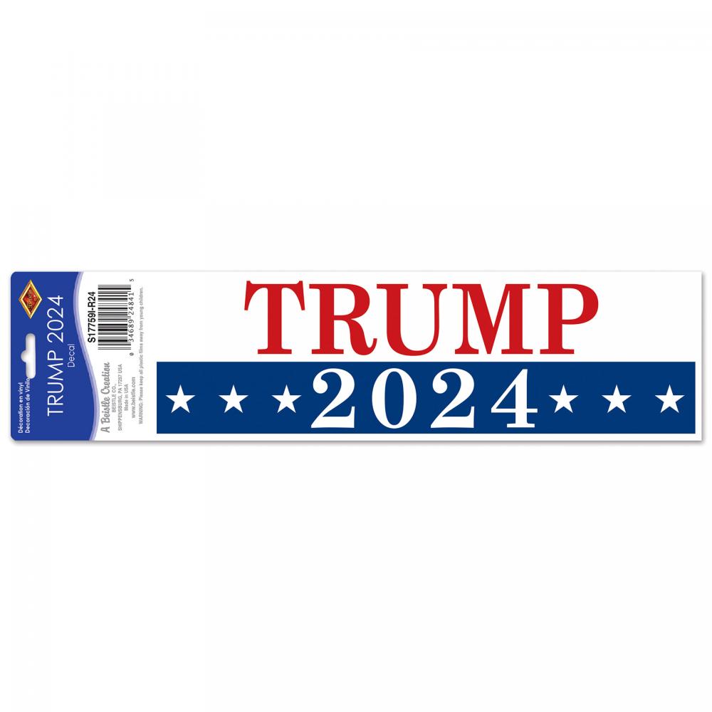 Trump 2024 Decal - Peel 'N Place | Peel 'N Place for Political Campaigns