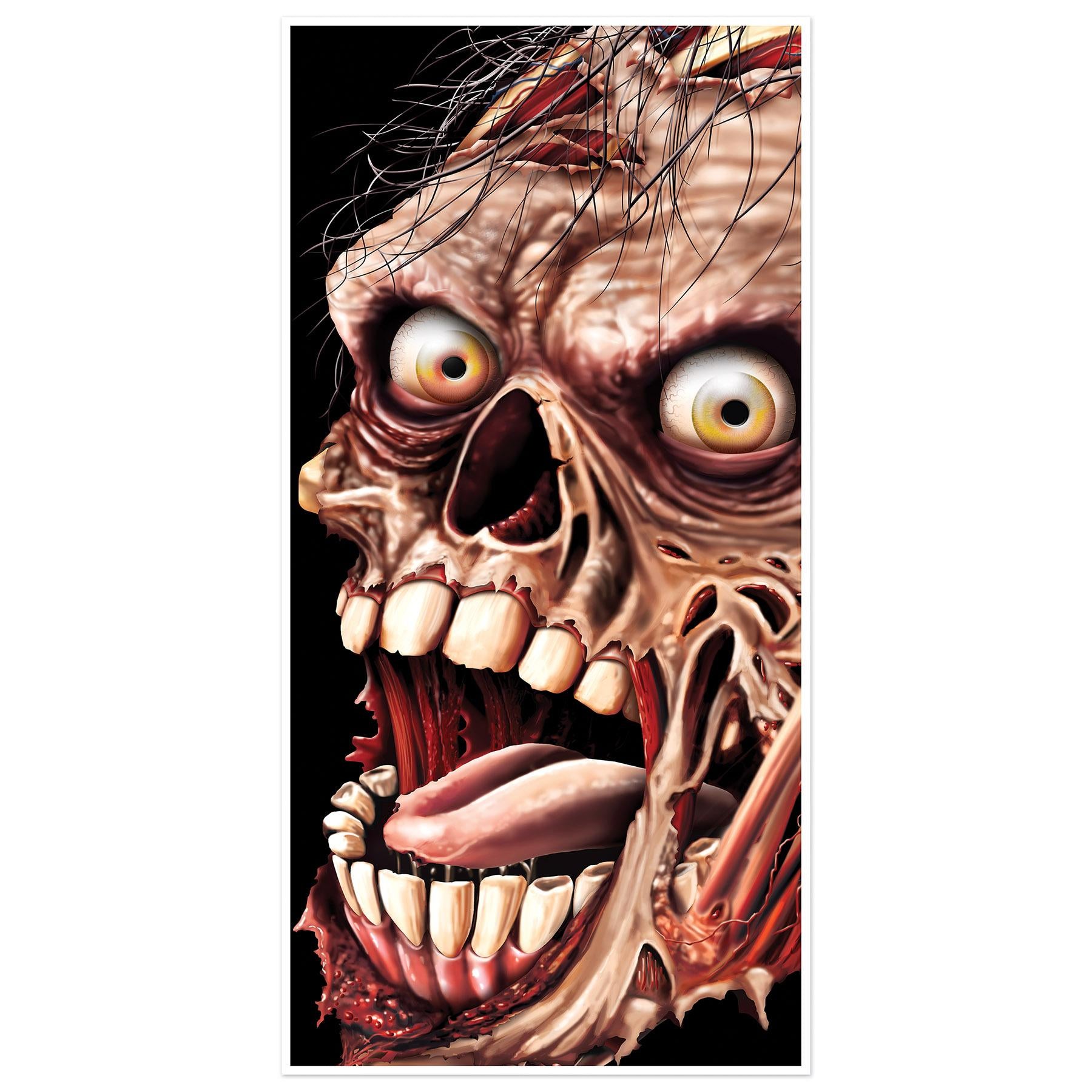 Beistle Halloween Zombie Door Cover