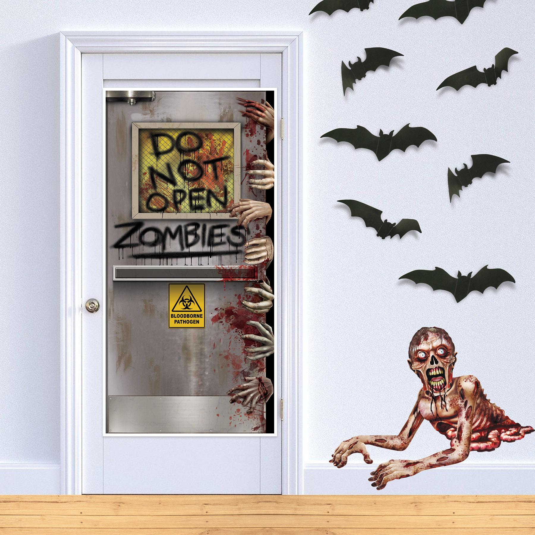 Beistle Halloween Zombies Lab Door Cover