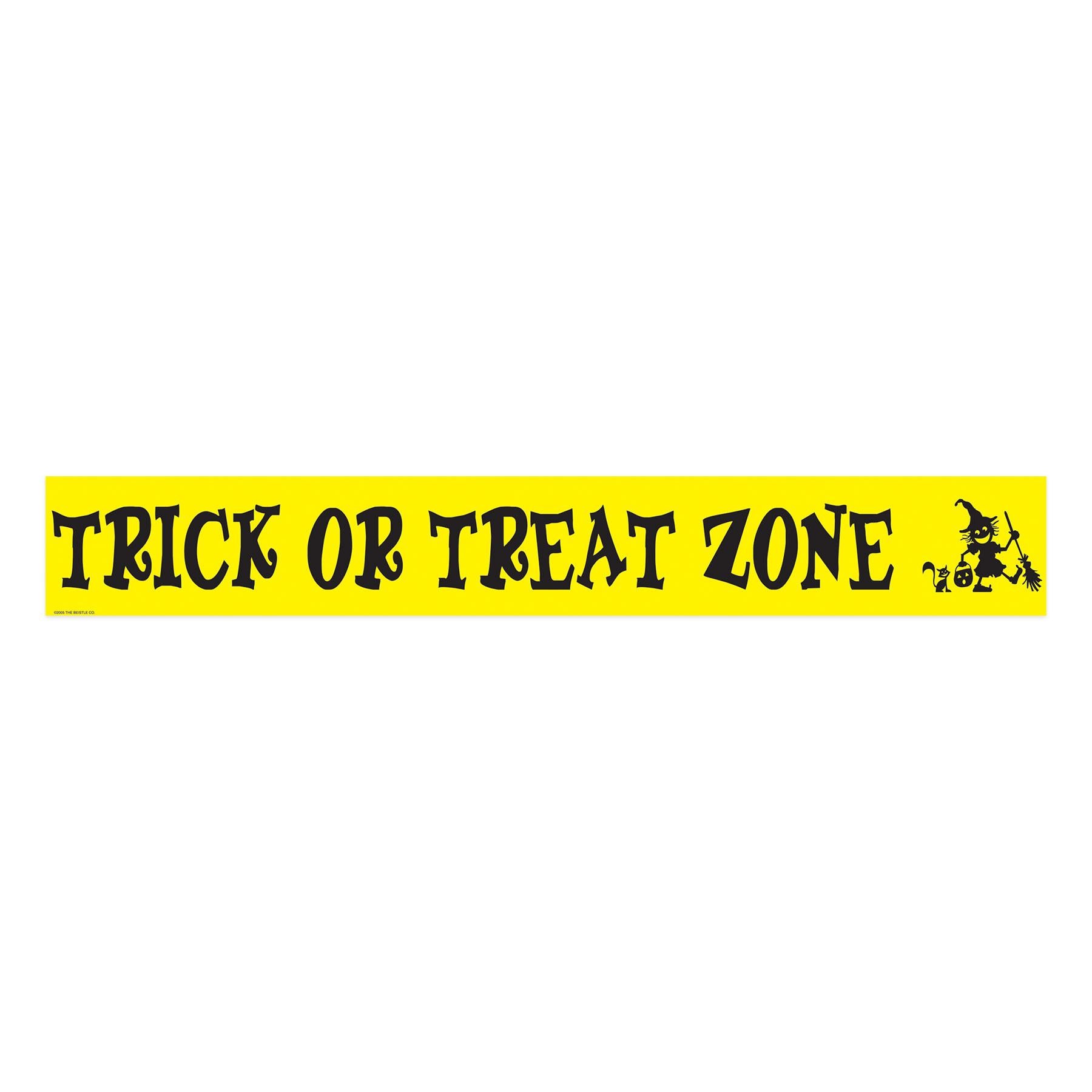 Beistle Halloween Trick Or Treat Zone Party Tape