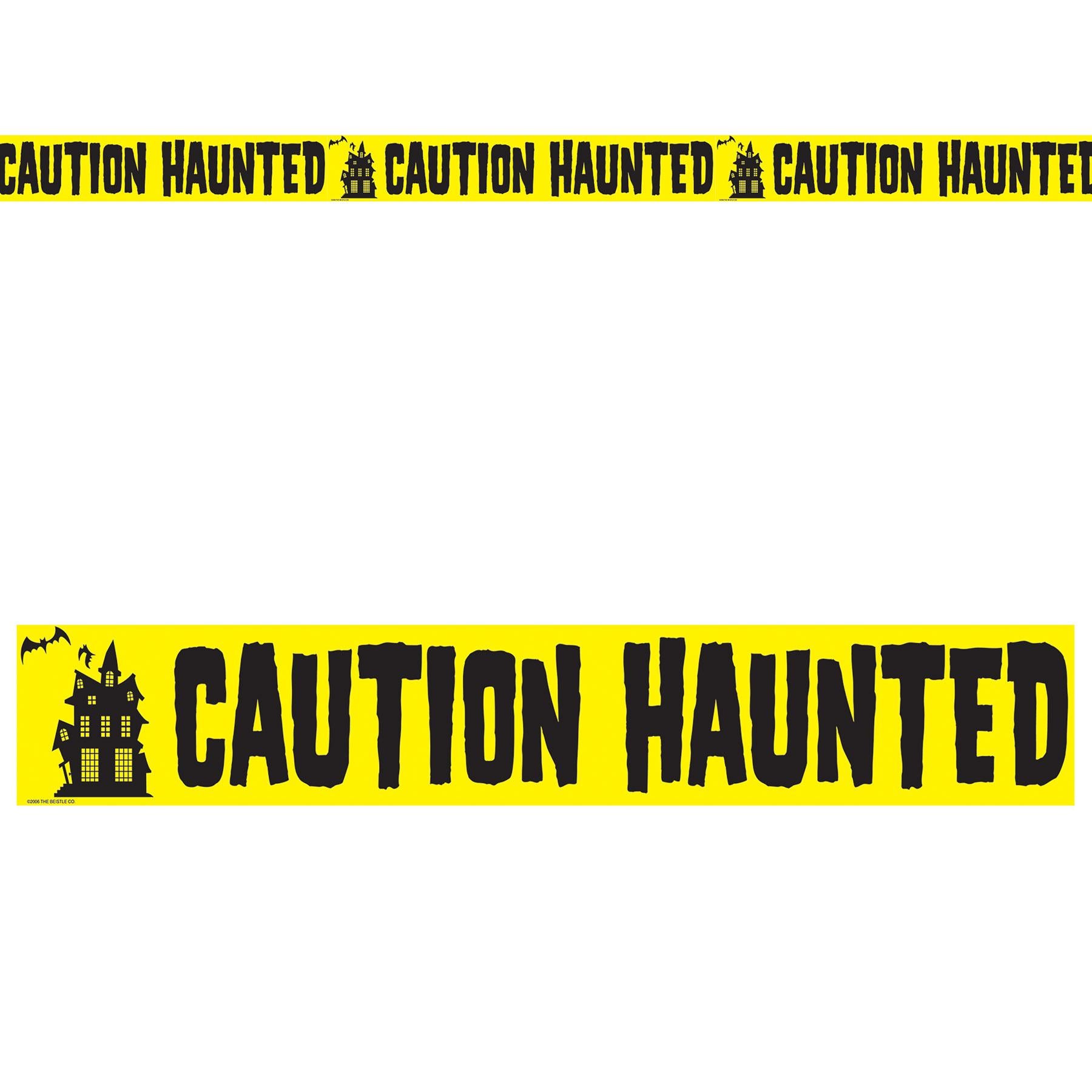 Beistle Halloween Caution Haunted Party Tape