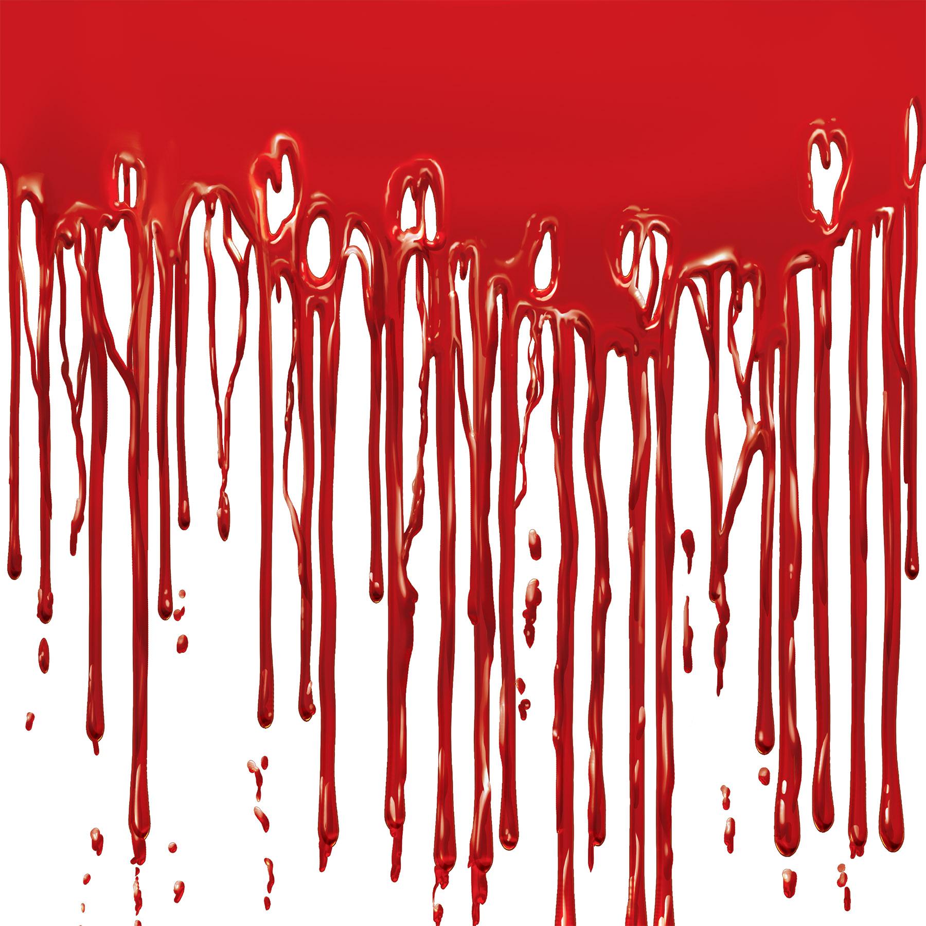 Halloween Dripping Blood Fridge Border Trim Decoration