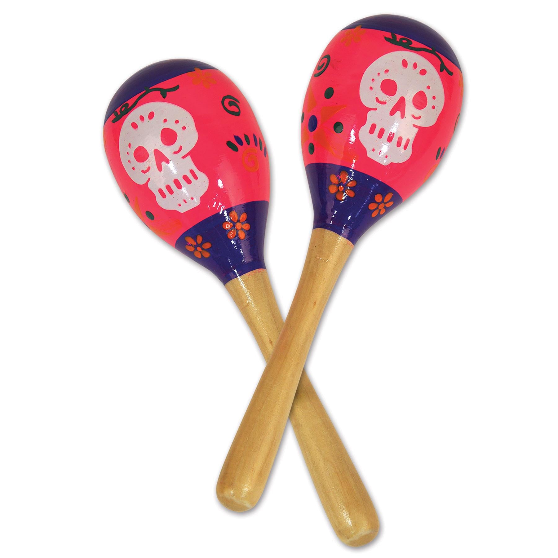 Beistle Day Of The Dead Maracas (2/Pkg)