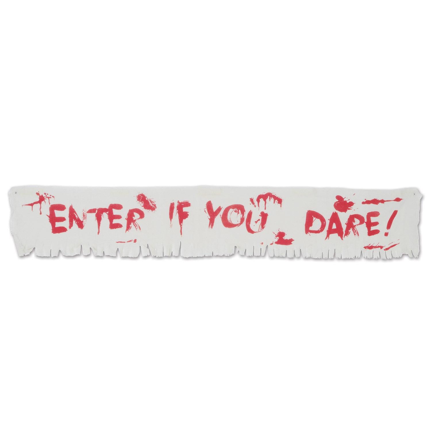 Beistle Halloween Enter If You Dare! Fabric Banner