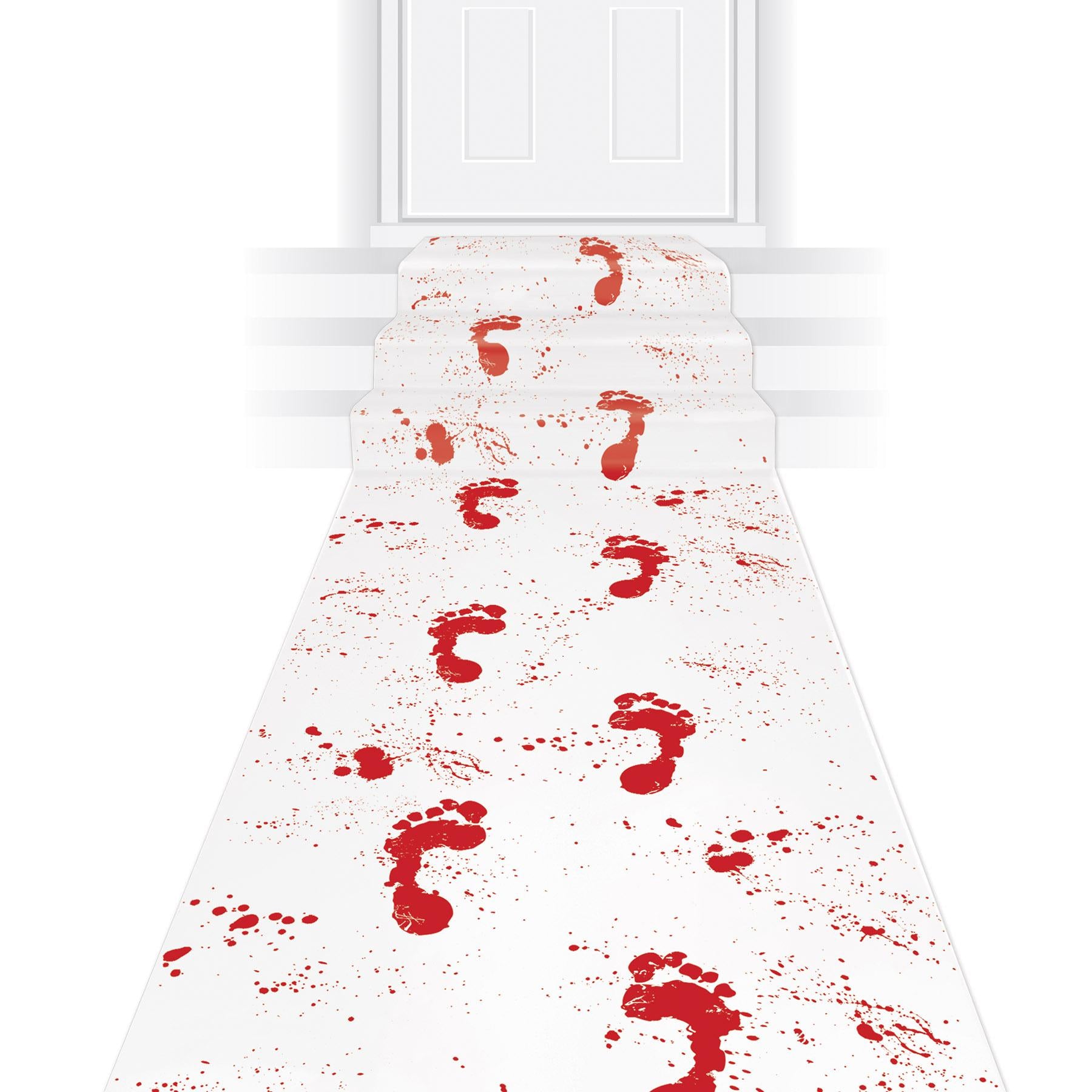 Beistle Halloween Bloody Footprints Runner