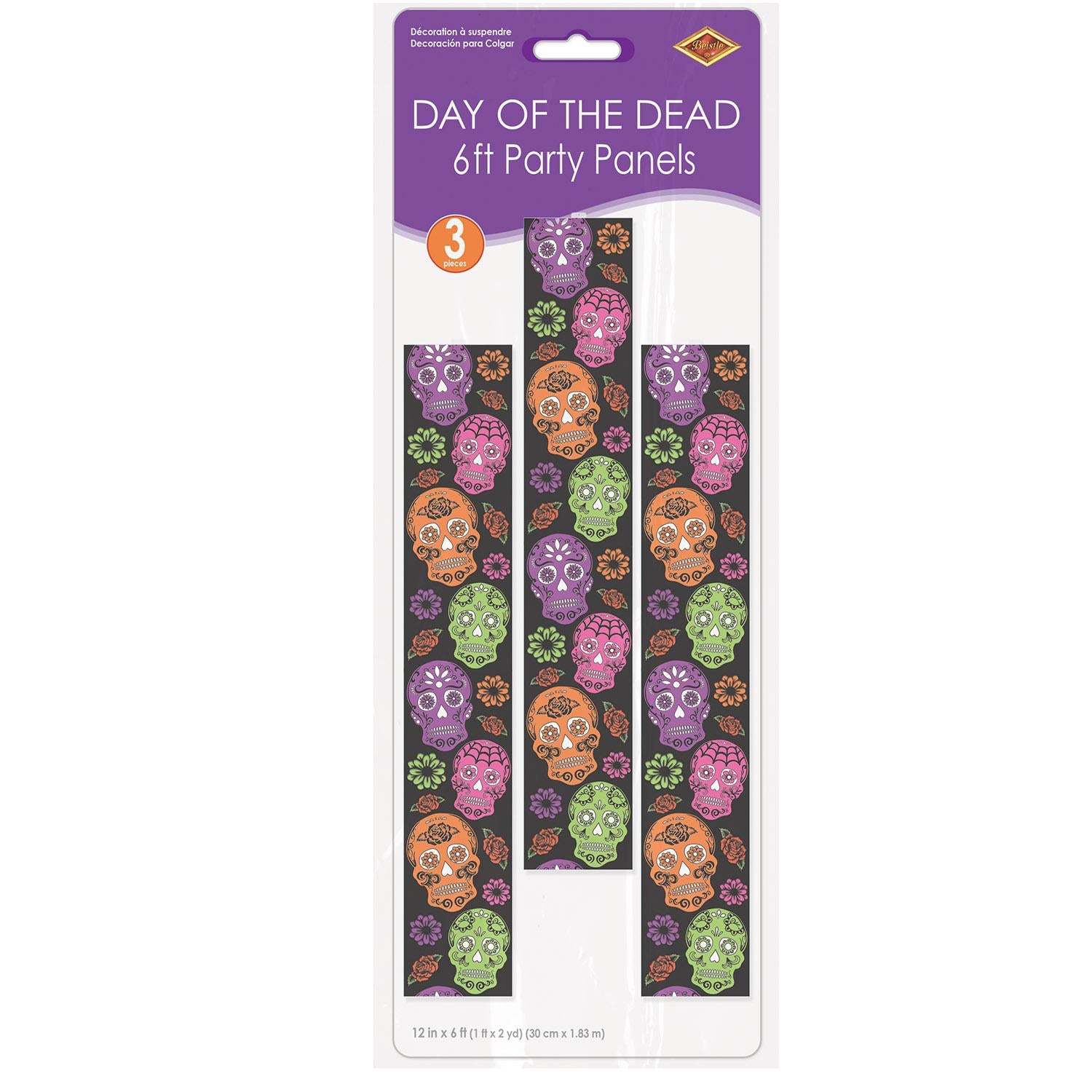 Beistle Day Of The Dead Party Panels (3/Pkg)