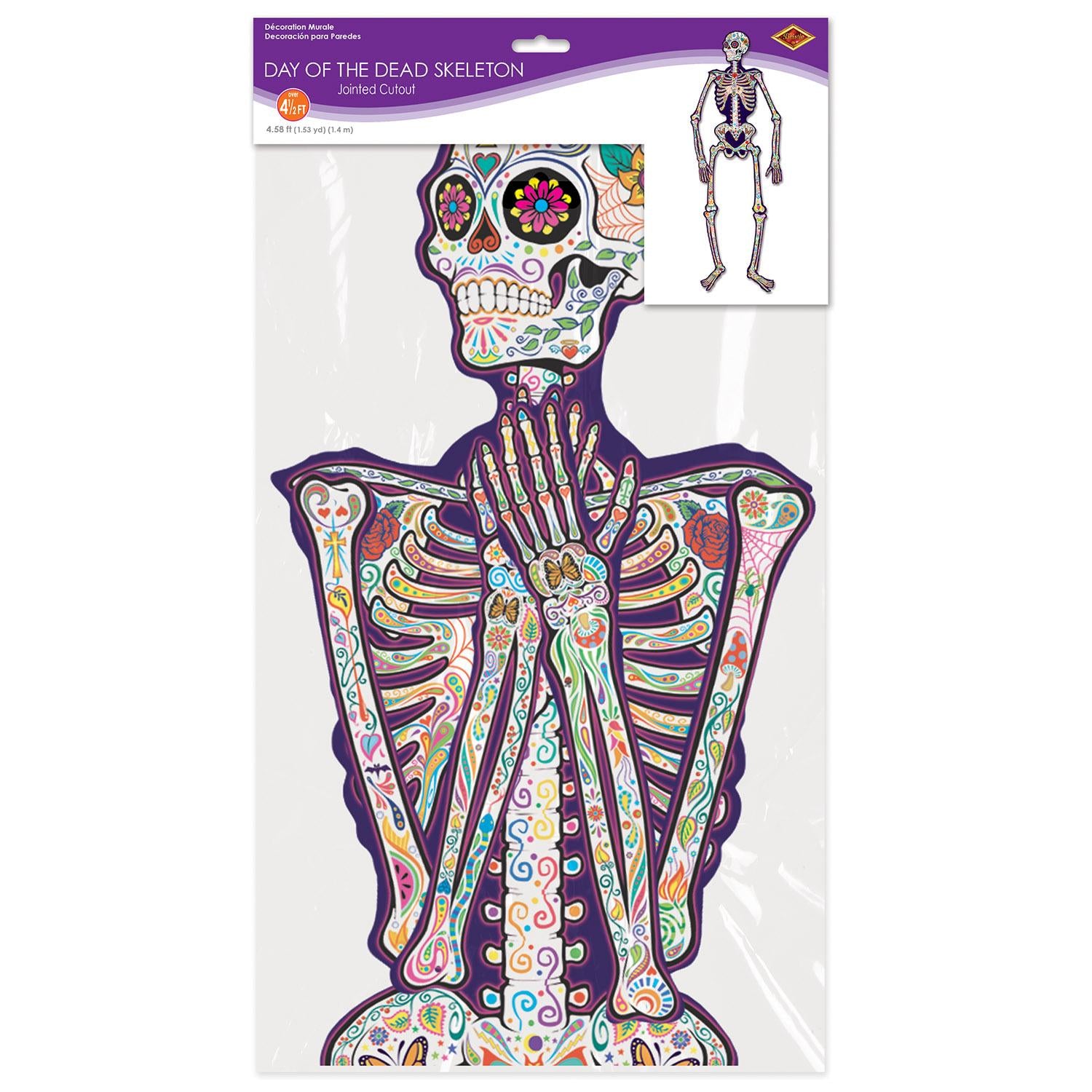 Beistle Jointed Day Of The Dead Skeleton (Case of 12)