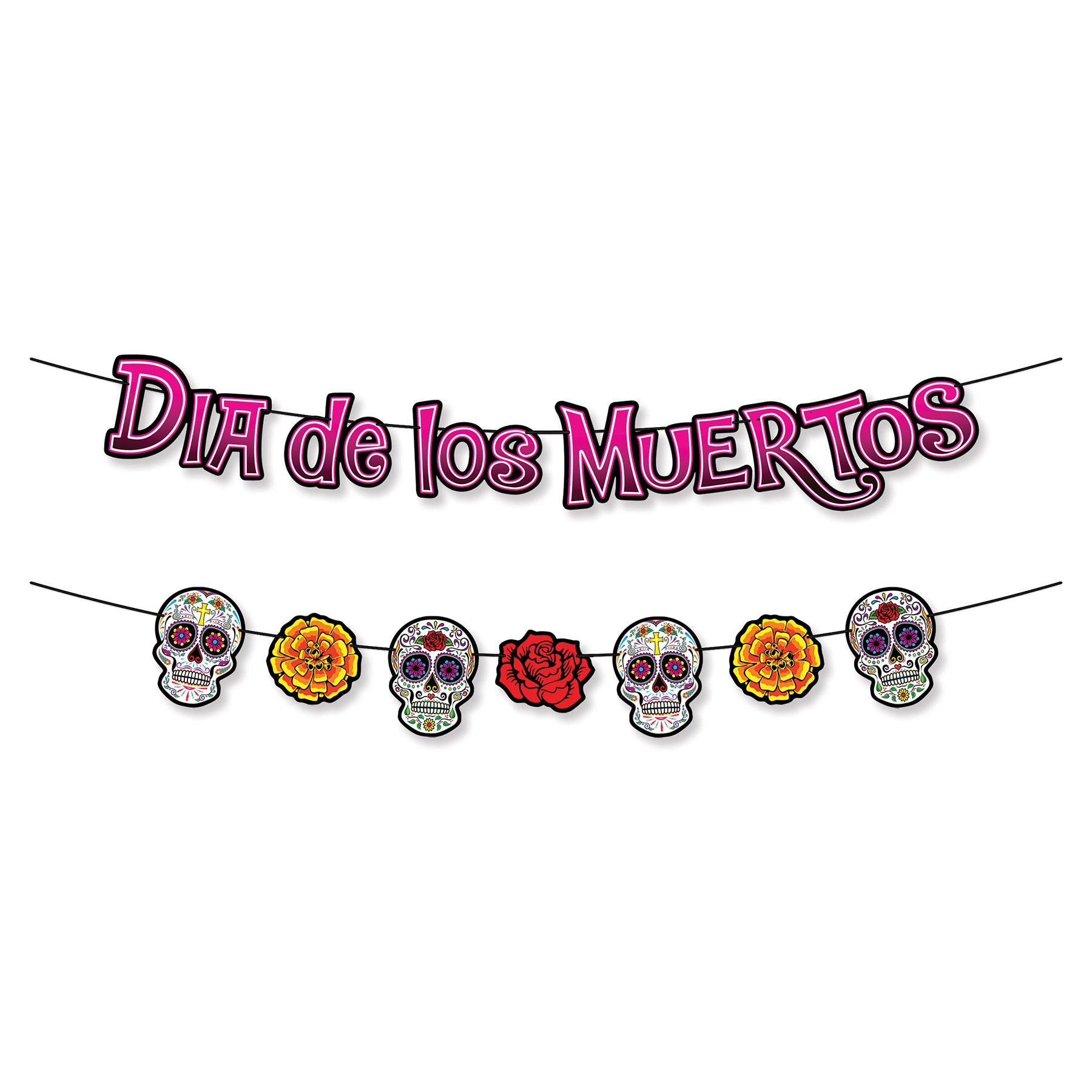 Beistle Dia De Los Muertos Streamer Set