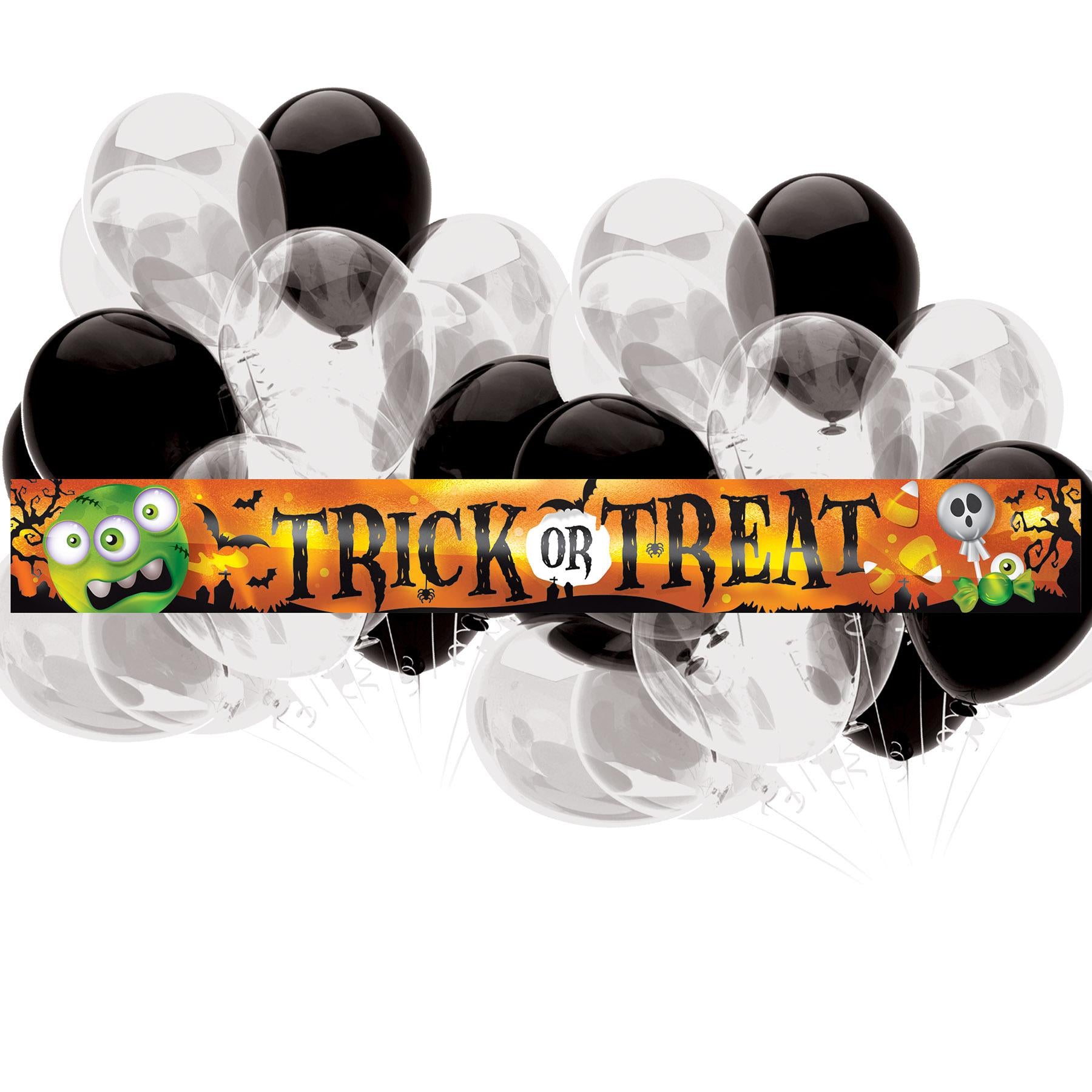 Beistle Halloween Metallic Trick Or Treat Banner