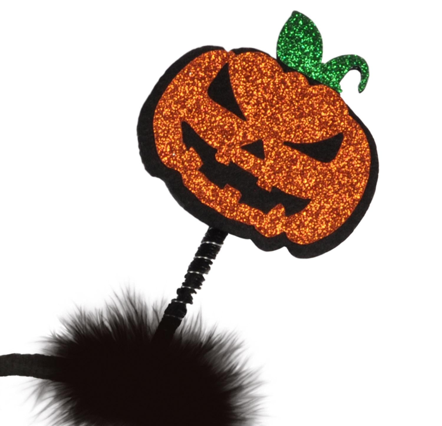 Beistle Halloween Glittered Jack-O-Lantern Boppers