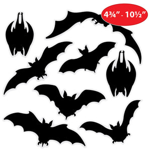 Beistle Bat Silhouette Clings