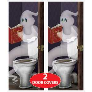 Beistle Ghost Restroom Door Cover