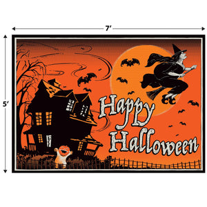 Beistle Vintage Halloween Fabric Backdrop