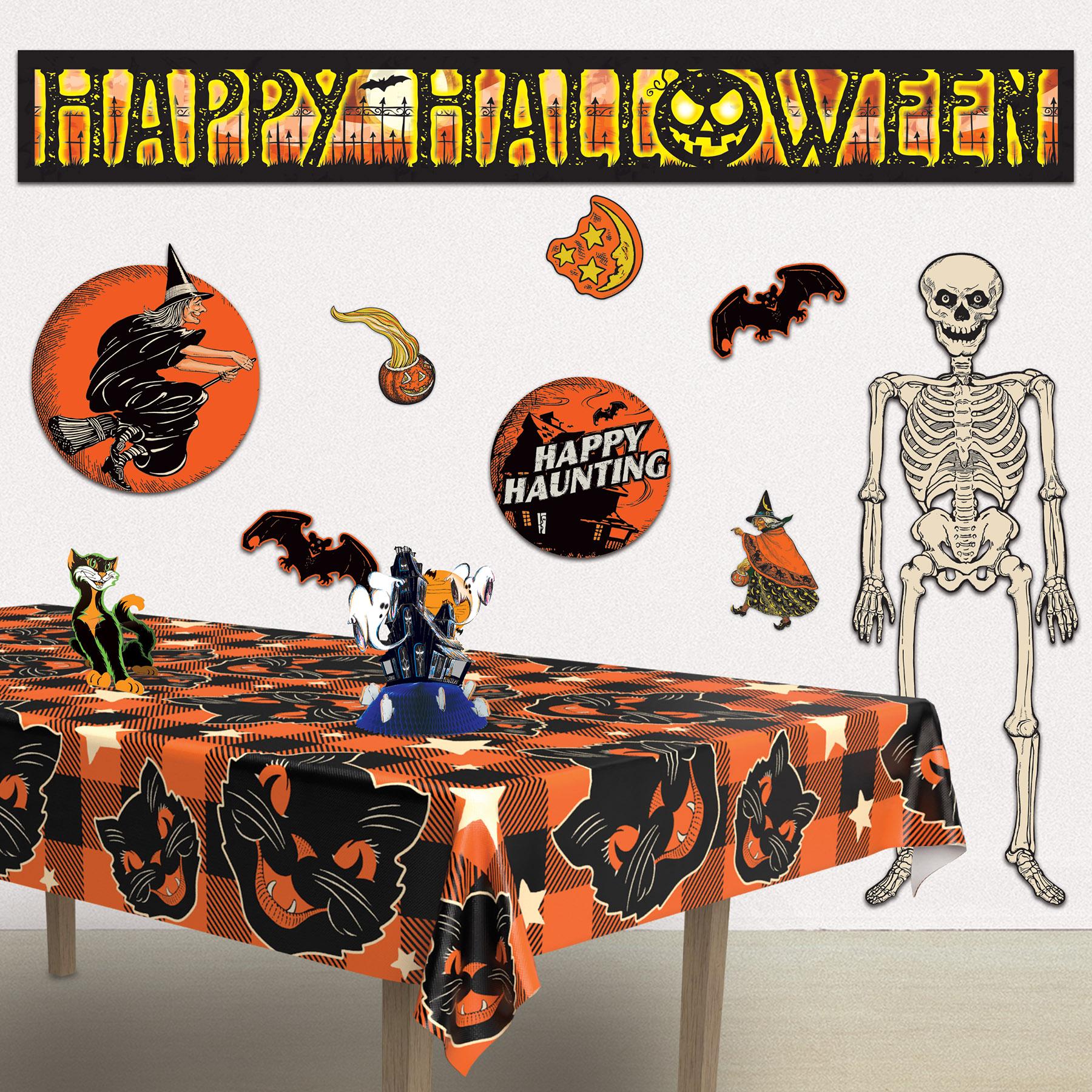 Beistle Metallic Happy Halloween Banner