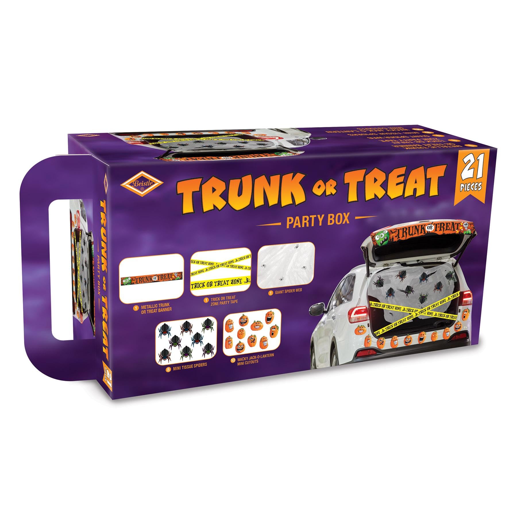 Trunk Or Treat 21 Piece Party Box