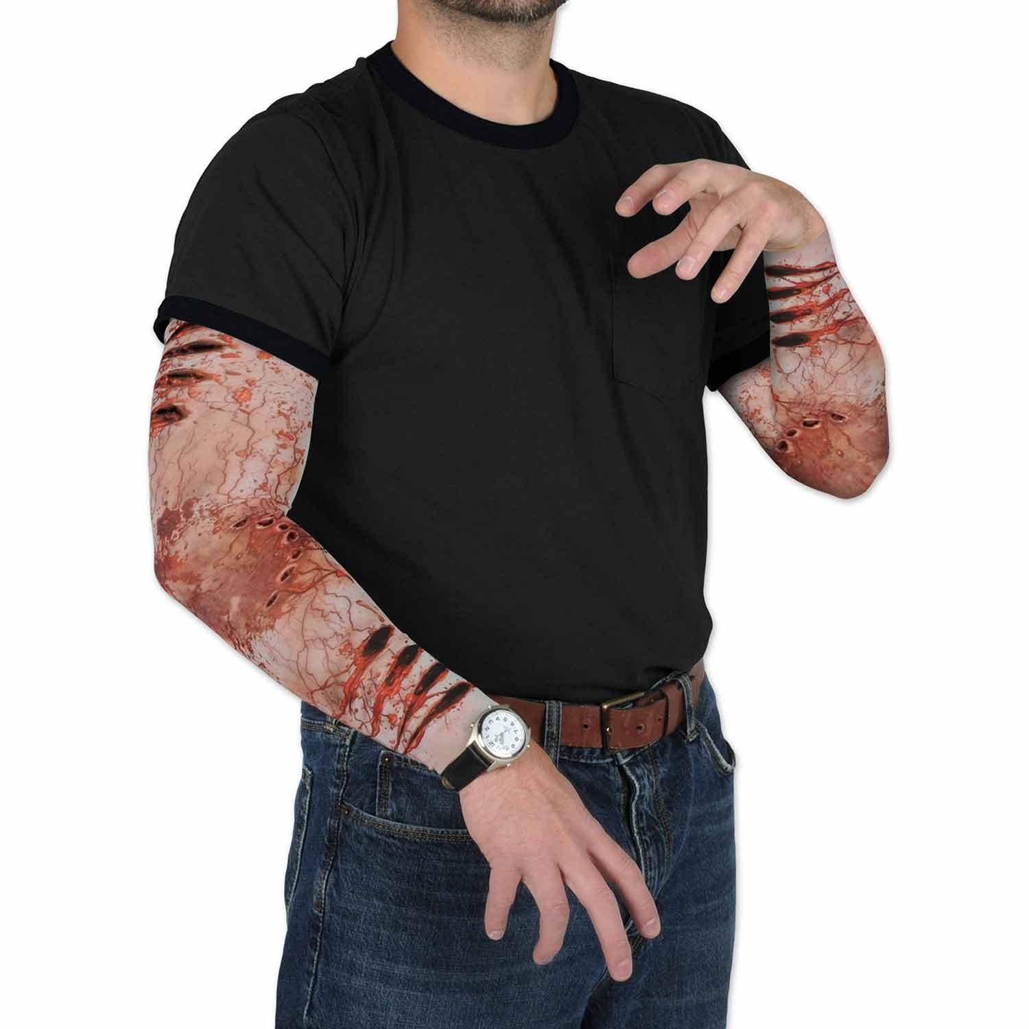 Beistle Halloween Zombie Bite Party Sleeves