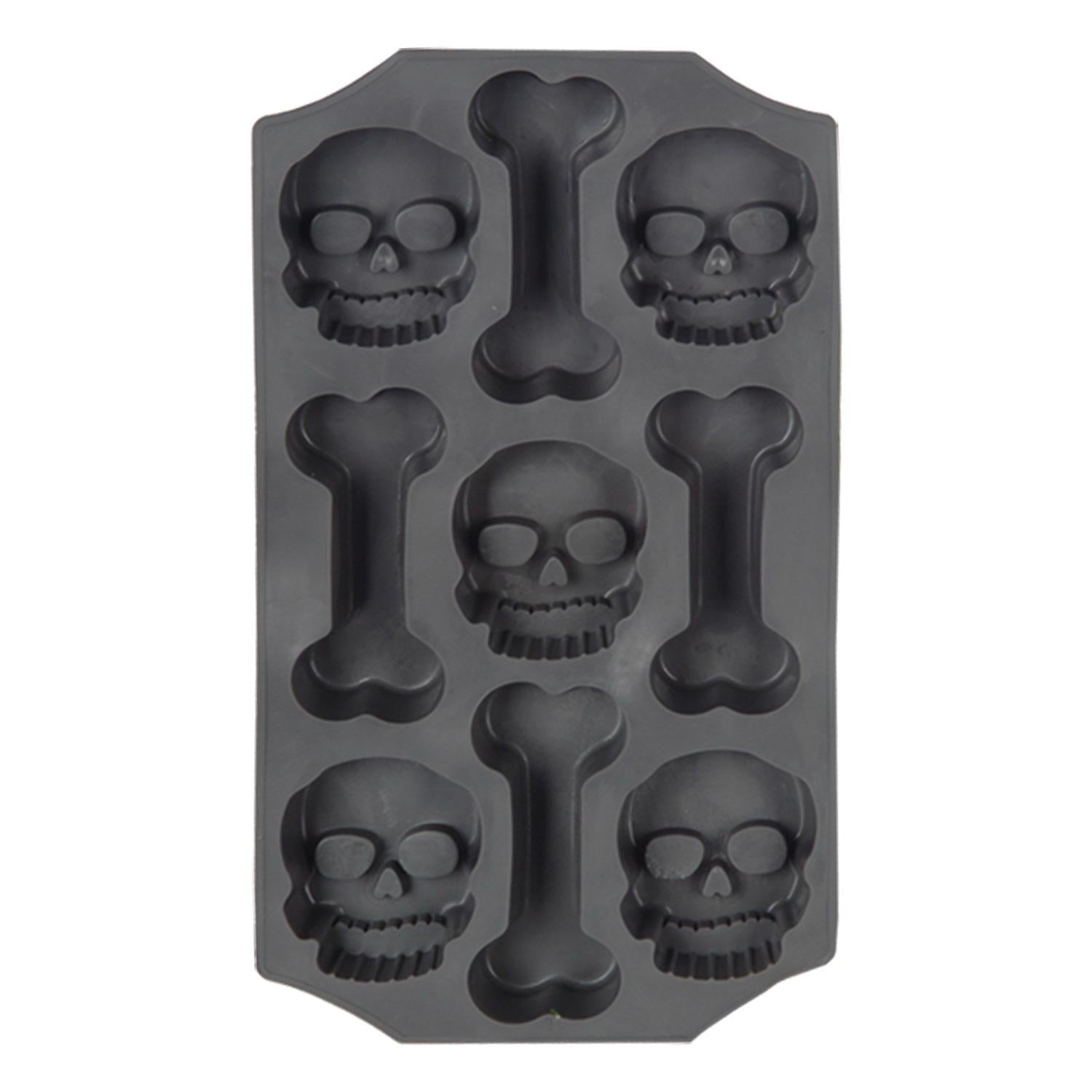 Beistle Halloween Skull & Bones Ice Mold