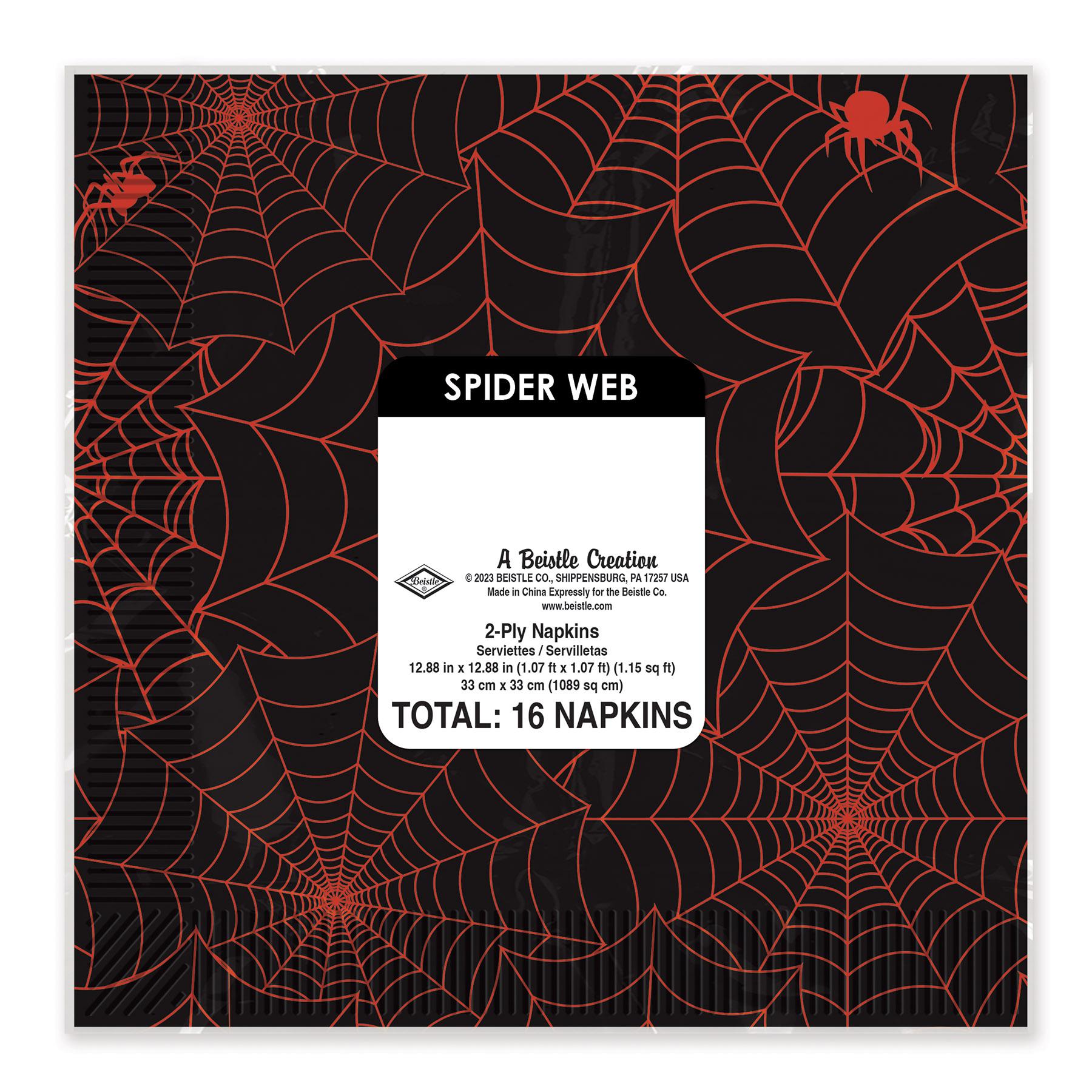 Spider Web Luncheon Napkins (16 per Package)