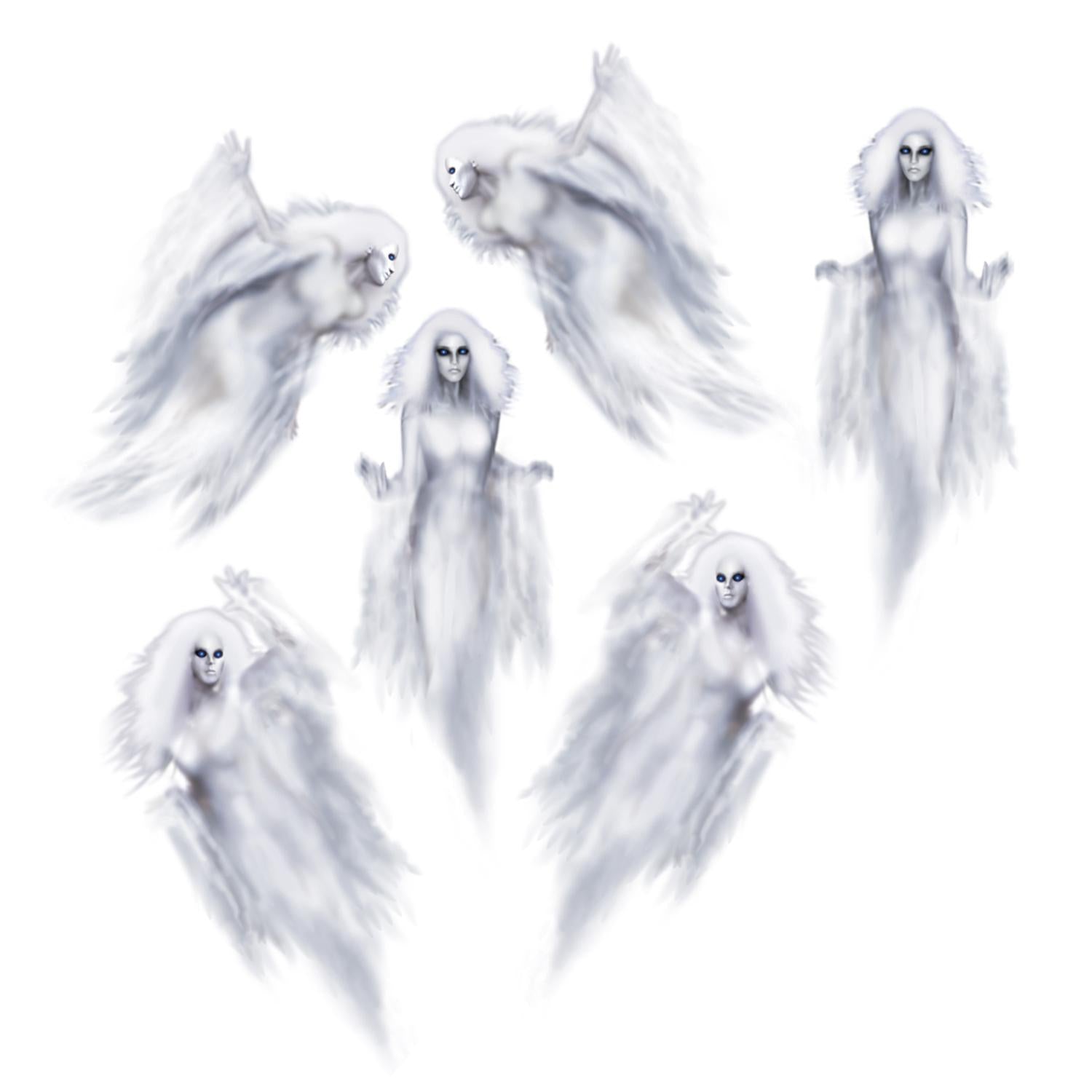 Beistle Halloween Ethereal Ghost Props (6/Pkg)