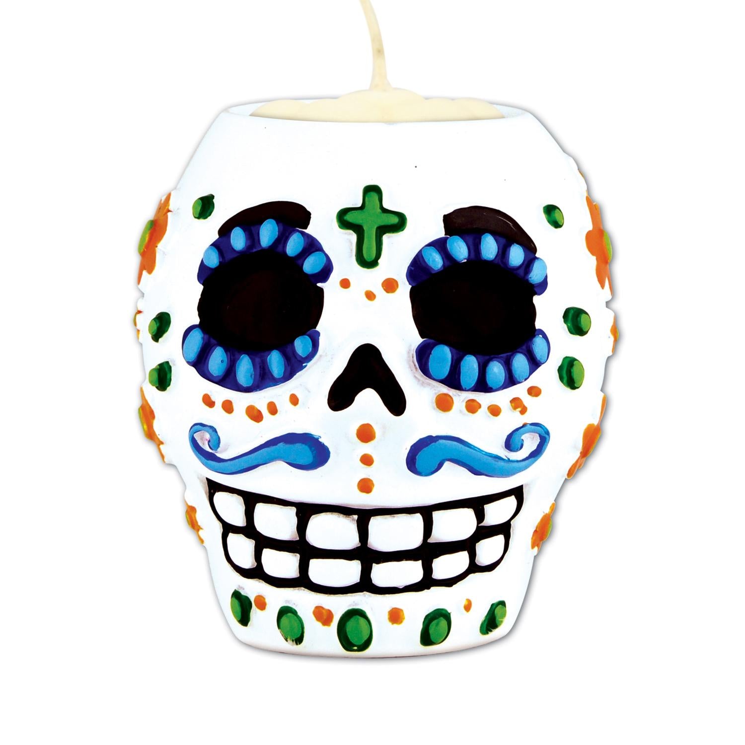 Beistle Day Of The Dead Male Tea Light Holder