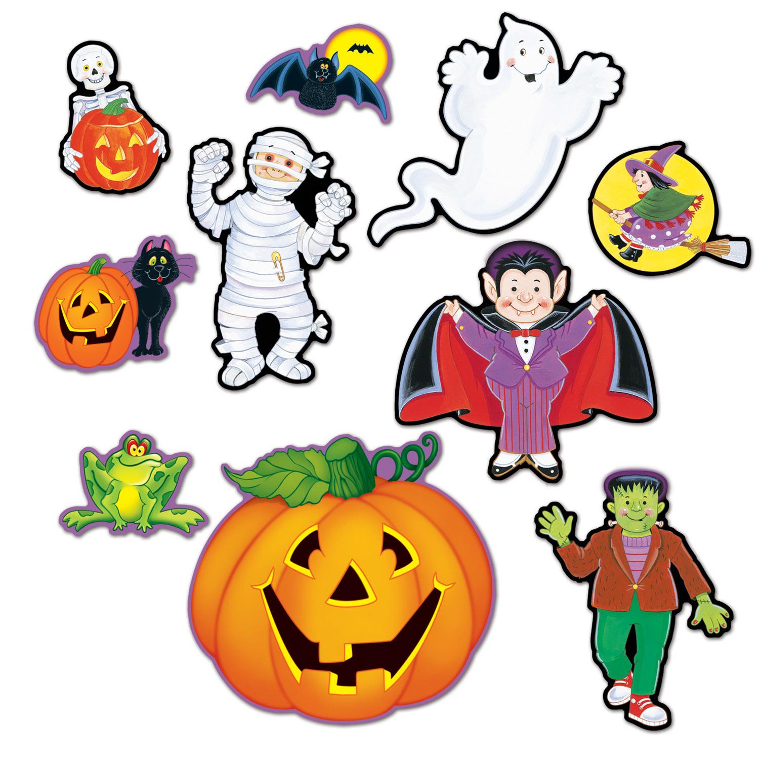 Beistle Halloween Cutouts (10/Pkg)