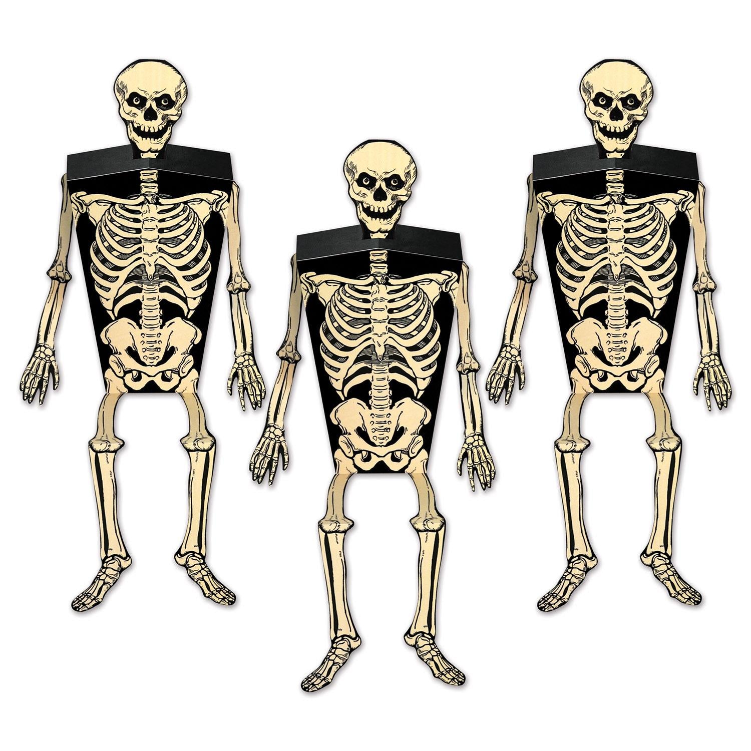 Beistle Halloween Skeleton Favor Boxes (3/Pkg)