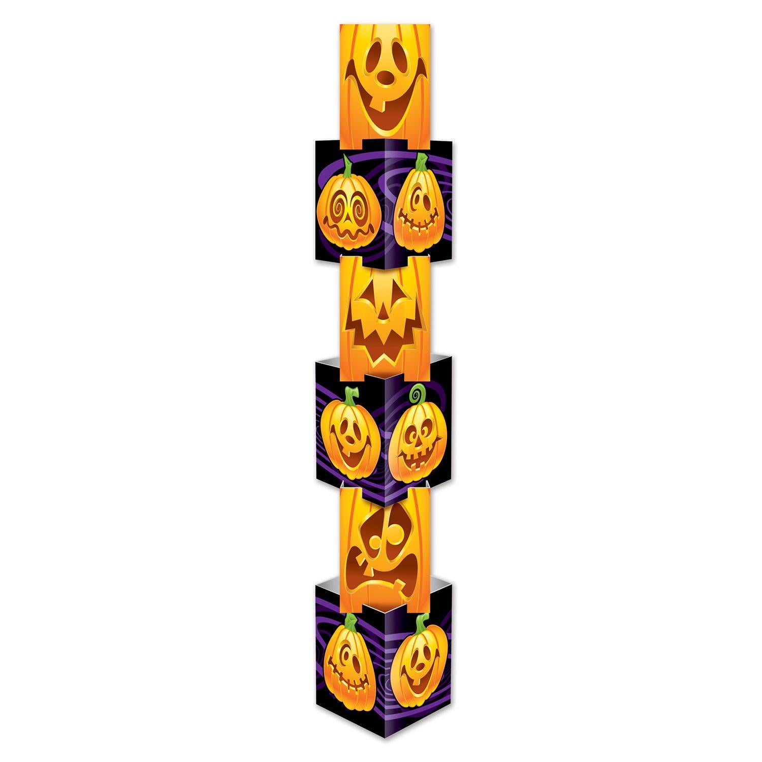 Beistle Halloween Jack-O-Lantern Column (6/Pkg)