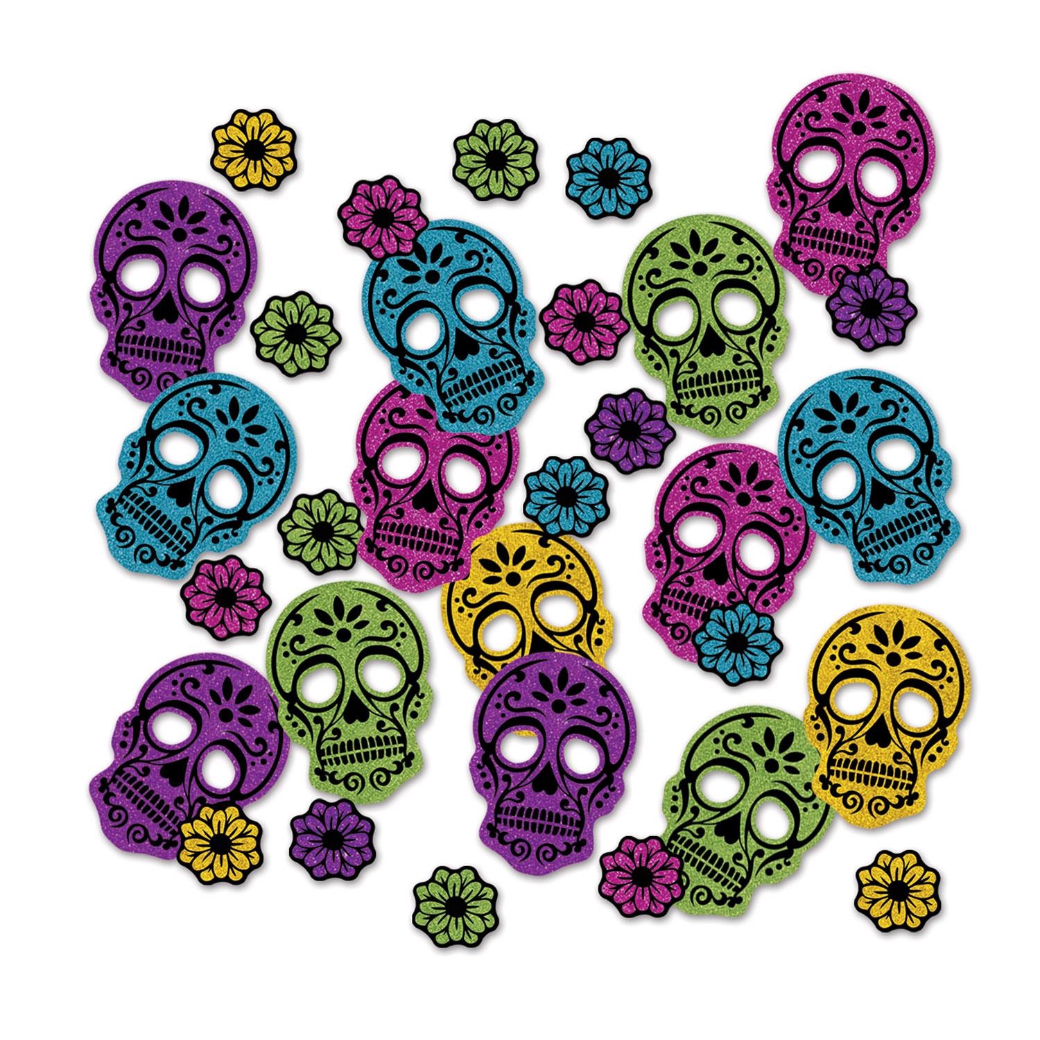 Beistle Day Of The Dead Deluxe Sparkle Confetti (0.5 Oz/Pkg)