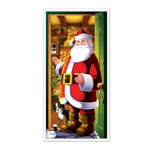 Beistle Christmas Santa Door Cover