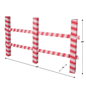 Beistle 3-D Candy Cane Fence Prop