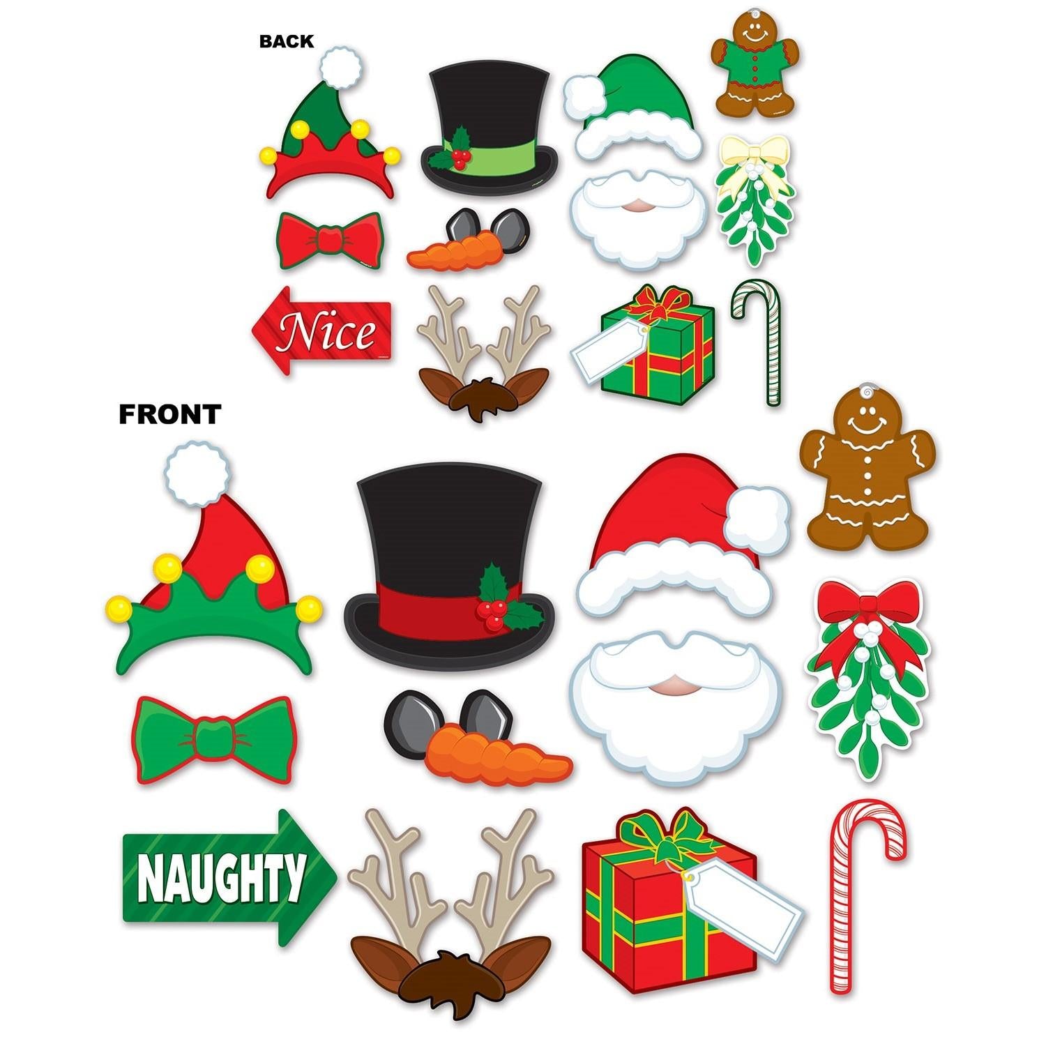 Beistle Christmas Photo Fun Signs (12/Pkg)