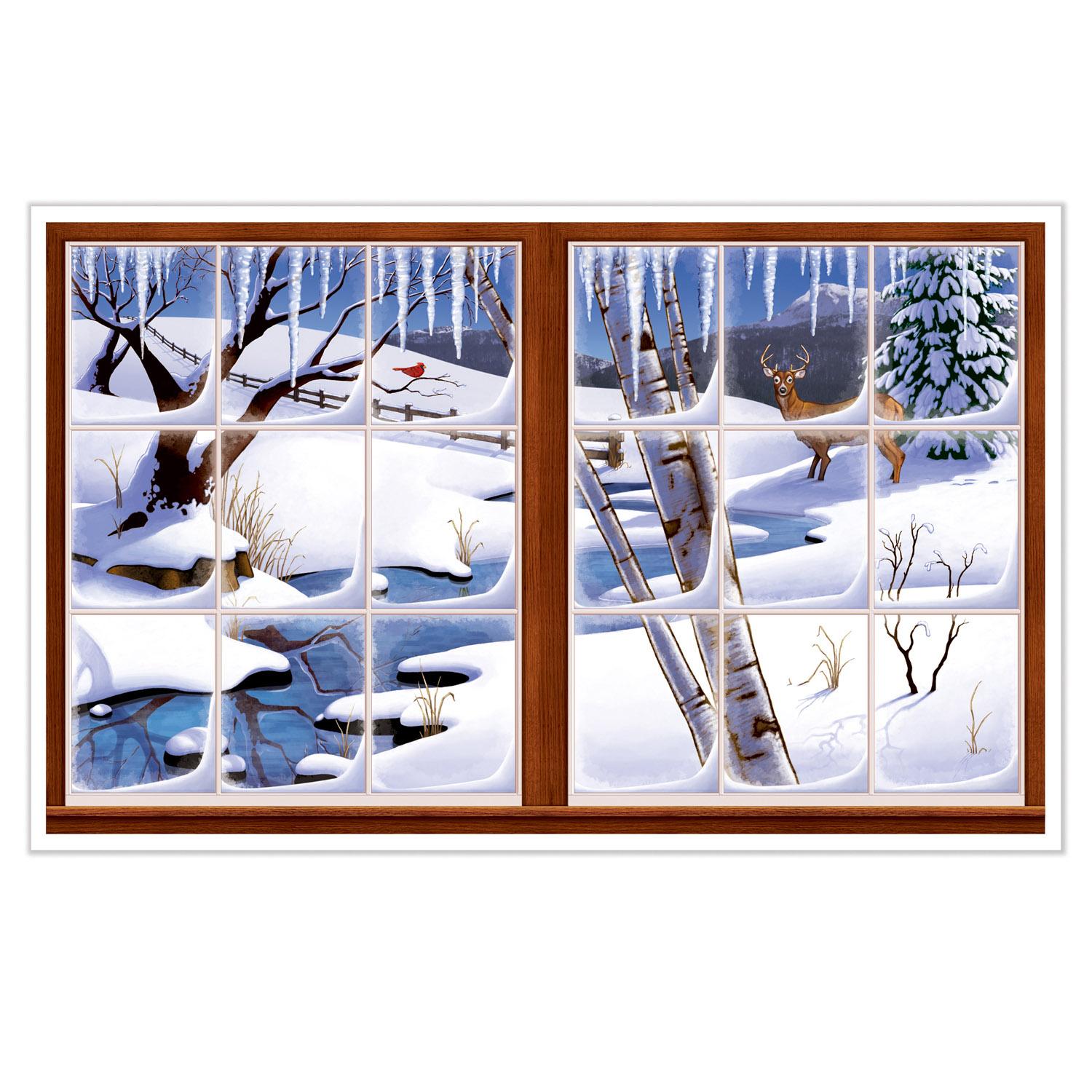 Beistle Christmas Winter Insta-View Decoration