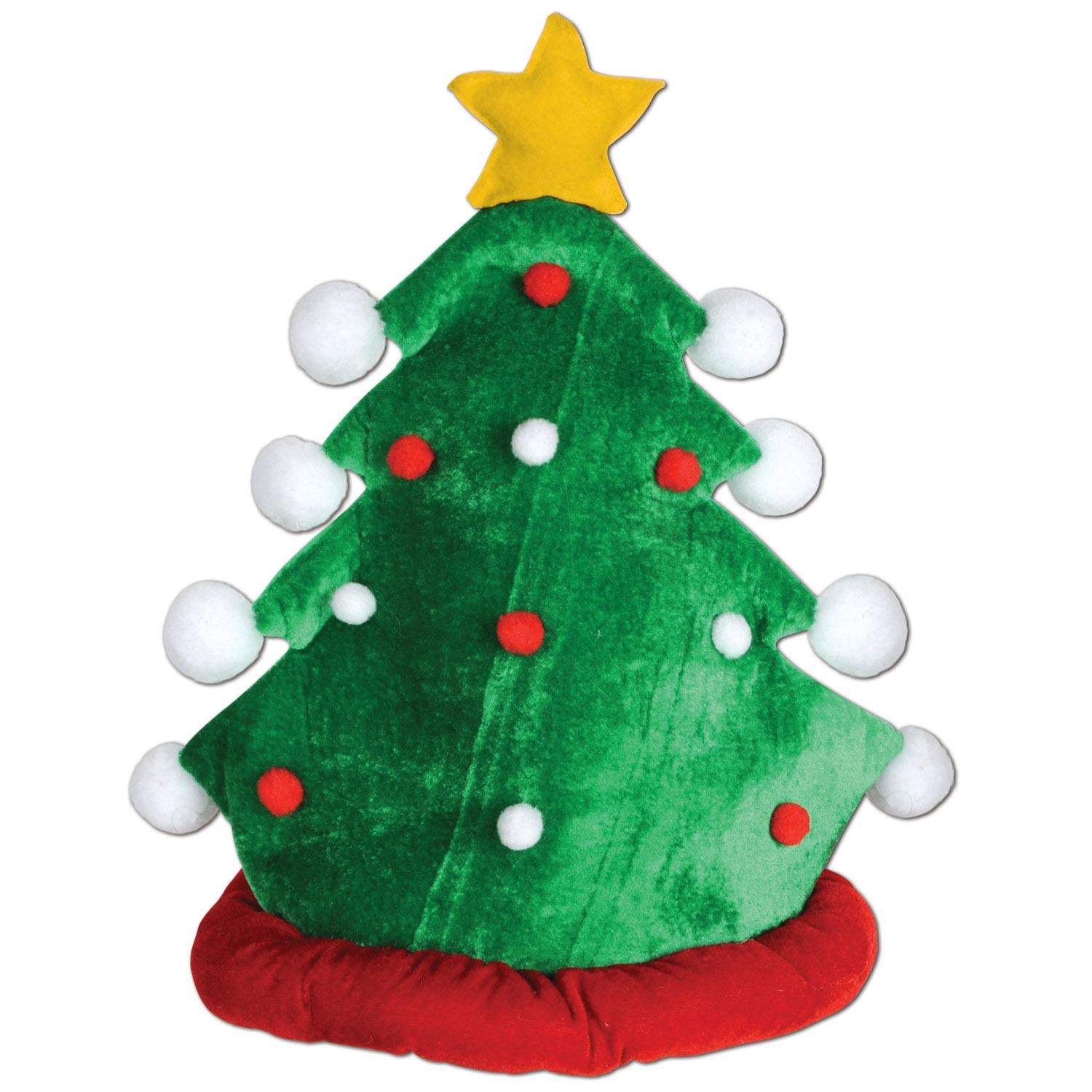 Beistle Plush Christmas Tree Hat