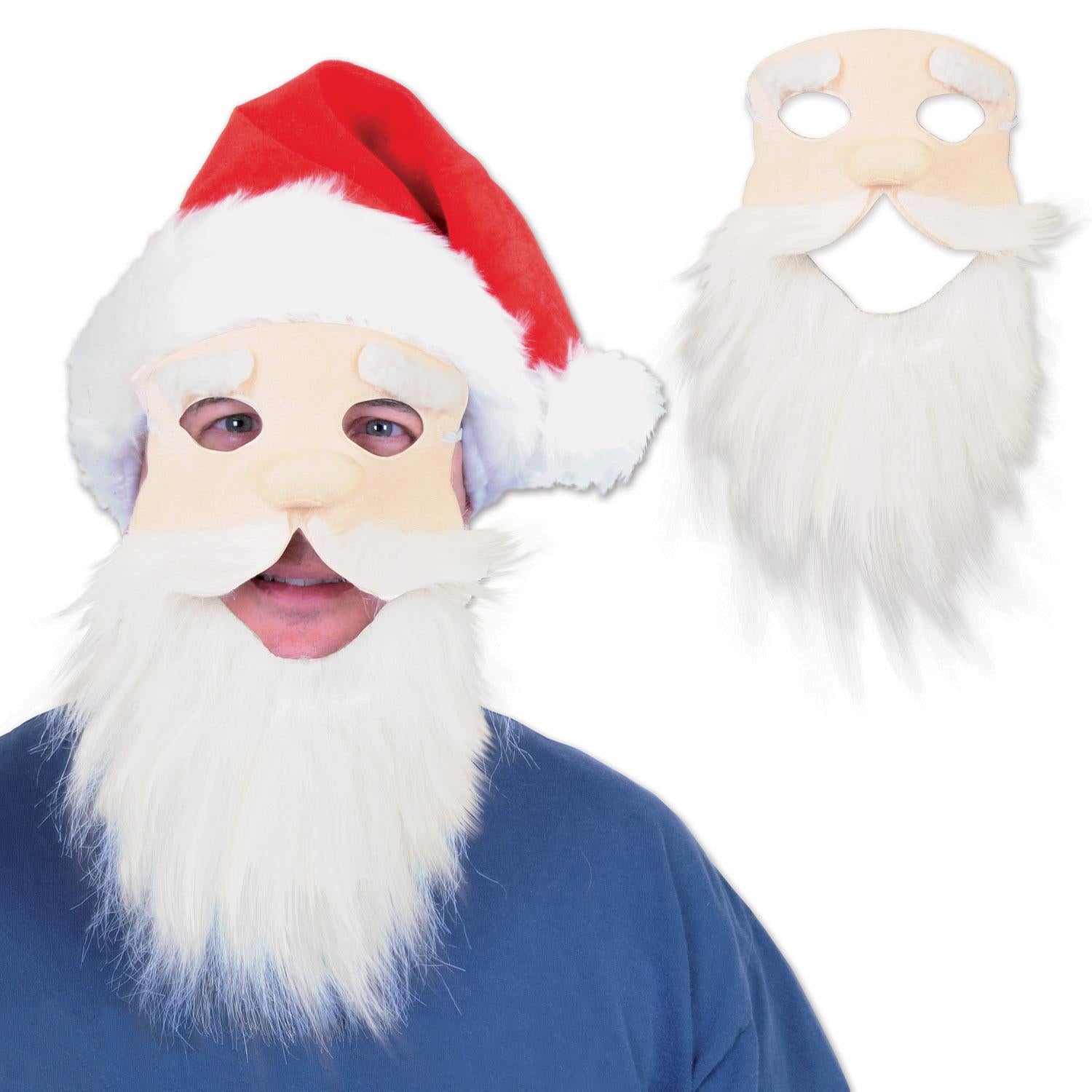 Beistle Christmas Santa Mask