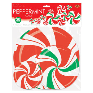 Bulk Peppermint Cutouts (Case of 240) by Beistle