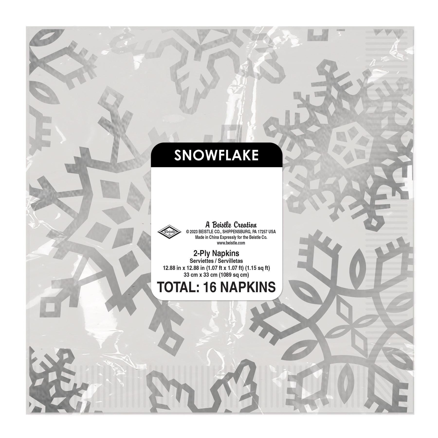 Snowflake Luncheon Napkins (16 per Package)