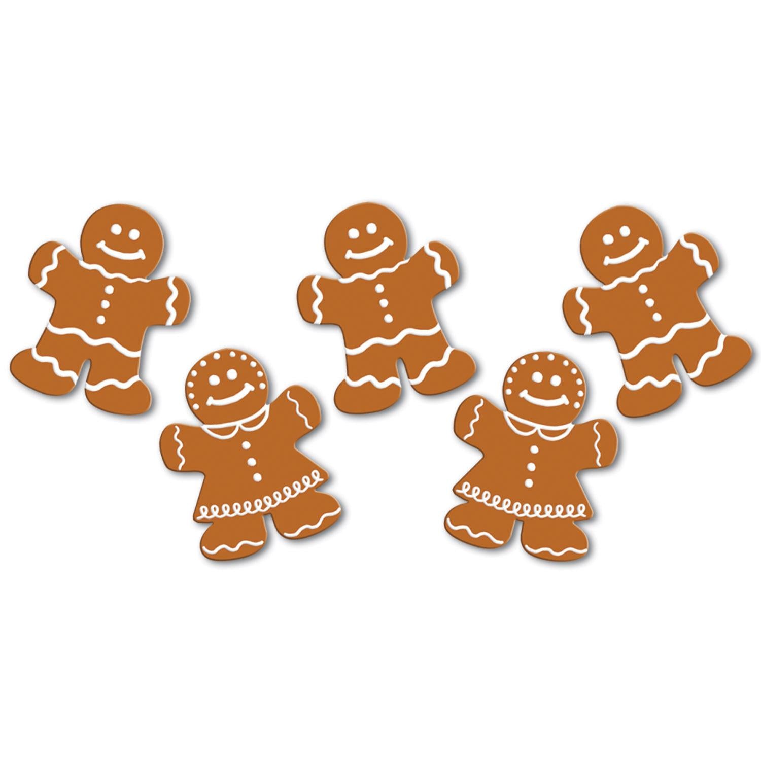 Beistle Christmas Mini Gingerbread Cutouts (10/Pkg)