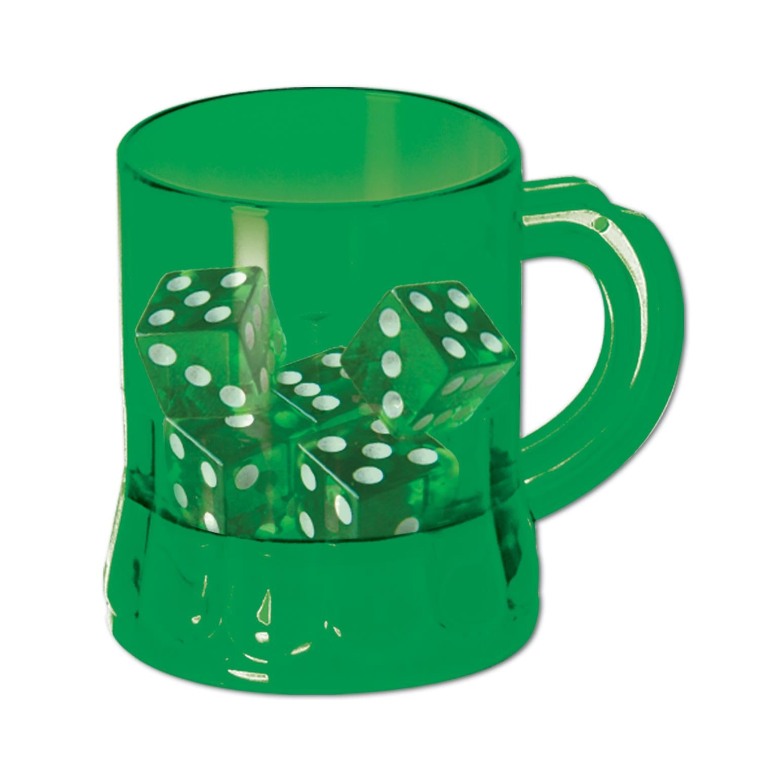 Beistle St Pat's Mug Shot with Dice (6/Pkg)