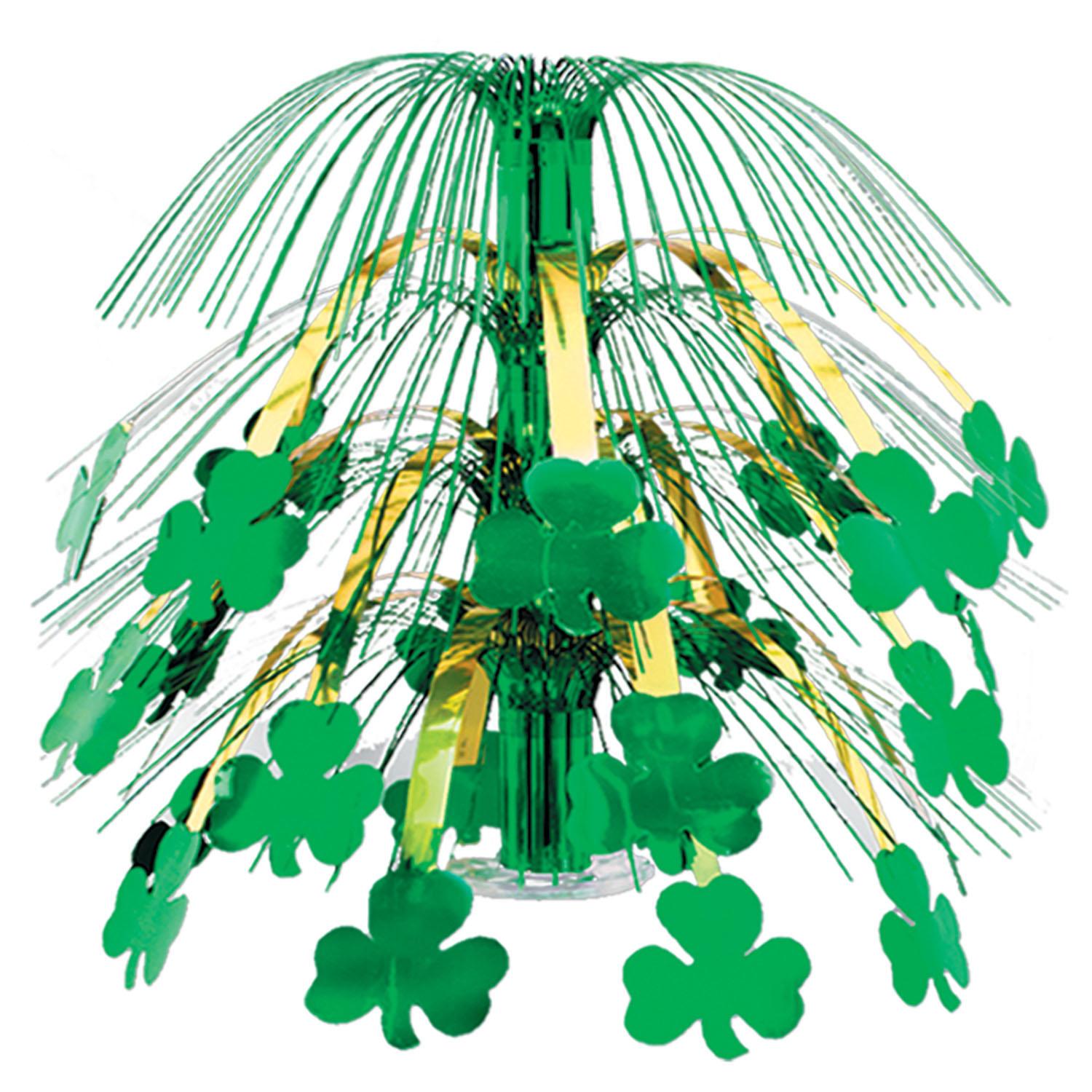 Beistle St. Patrick's Day Shamrock Cascade Centerpiece