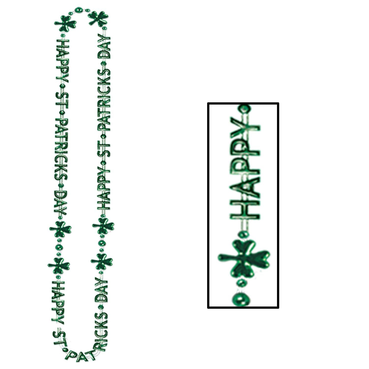 72 Pcs St Patricks Day Beads Necklace Bulk (72 Pack) Green Beads - St. Patrick's  Day Gifts for Kids, 33