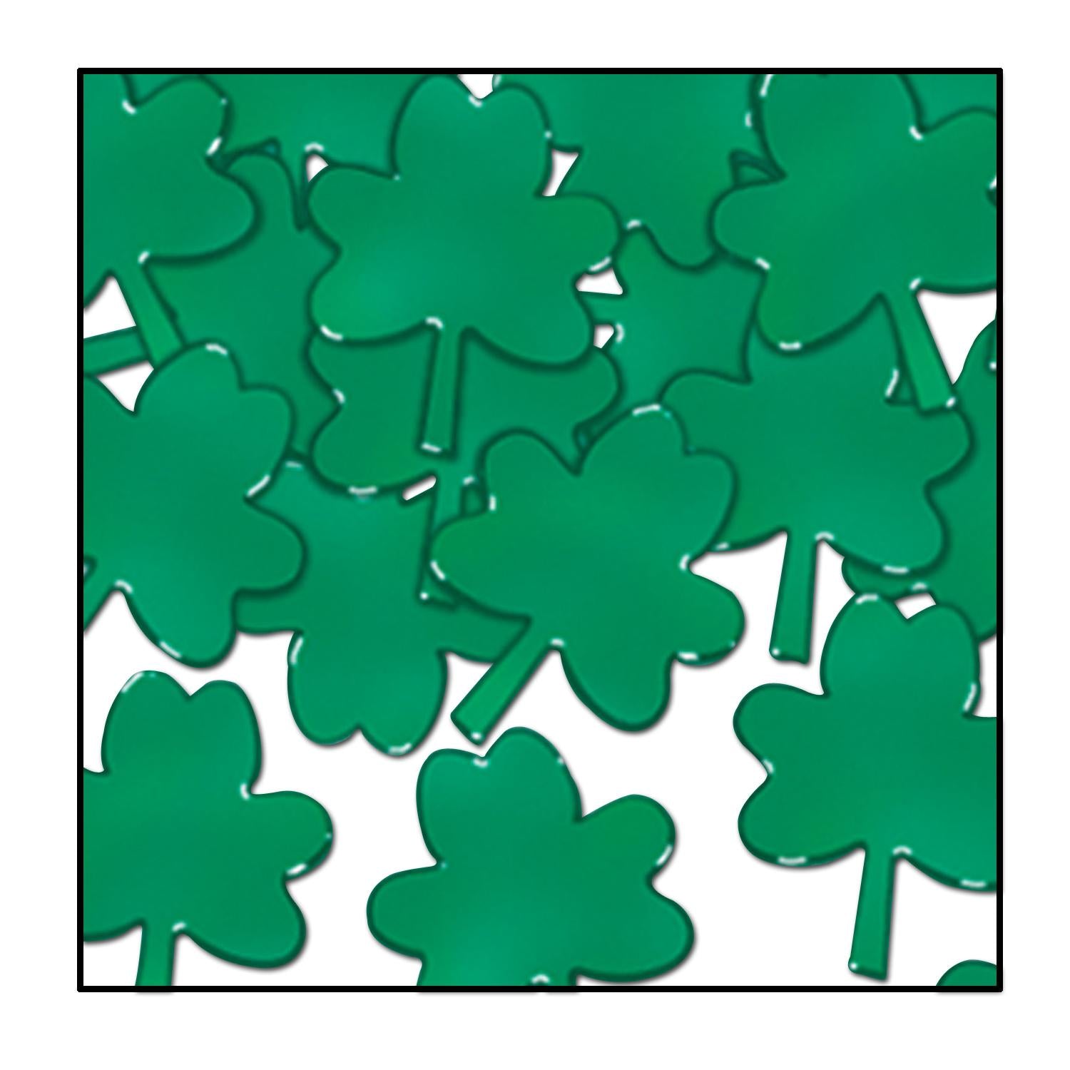 St. Patrick's Day Confetti Shamrocks green (1 Oz/Pkg)