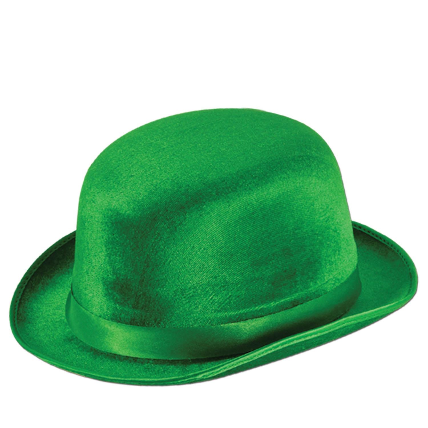 Beistle St. Patrick's Day Green Vel-Felt Derby