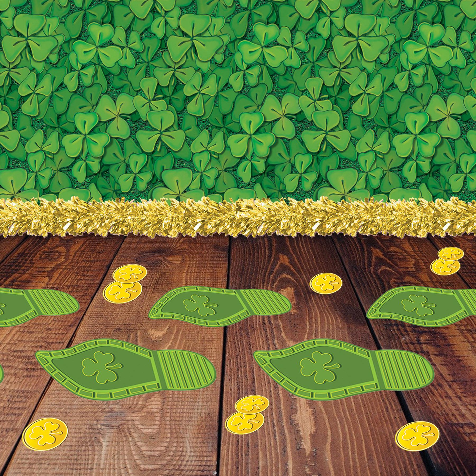 St. Patrick's Day Leprechaun Footprints & Coins PNP (12 Packages)