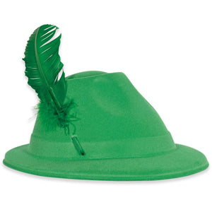 Beistle Oktoberfest Party Green Velour Alpine