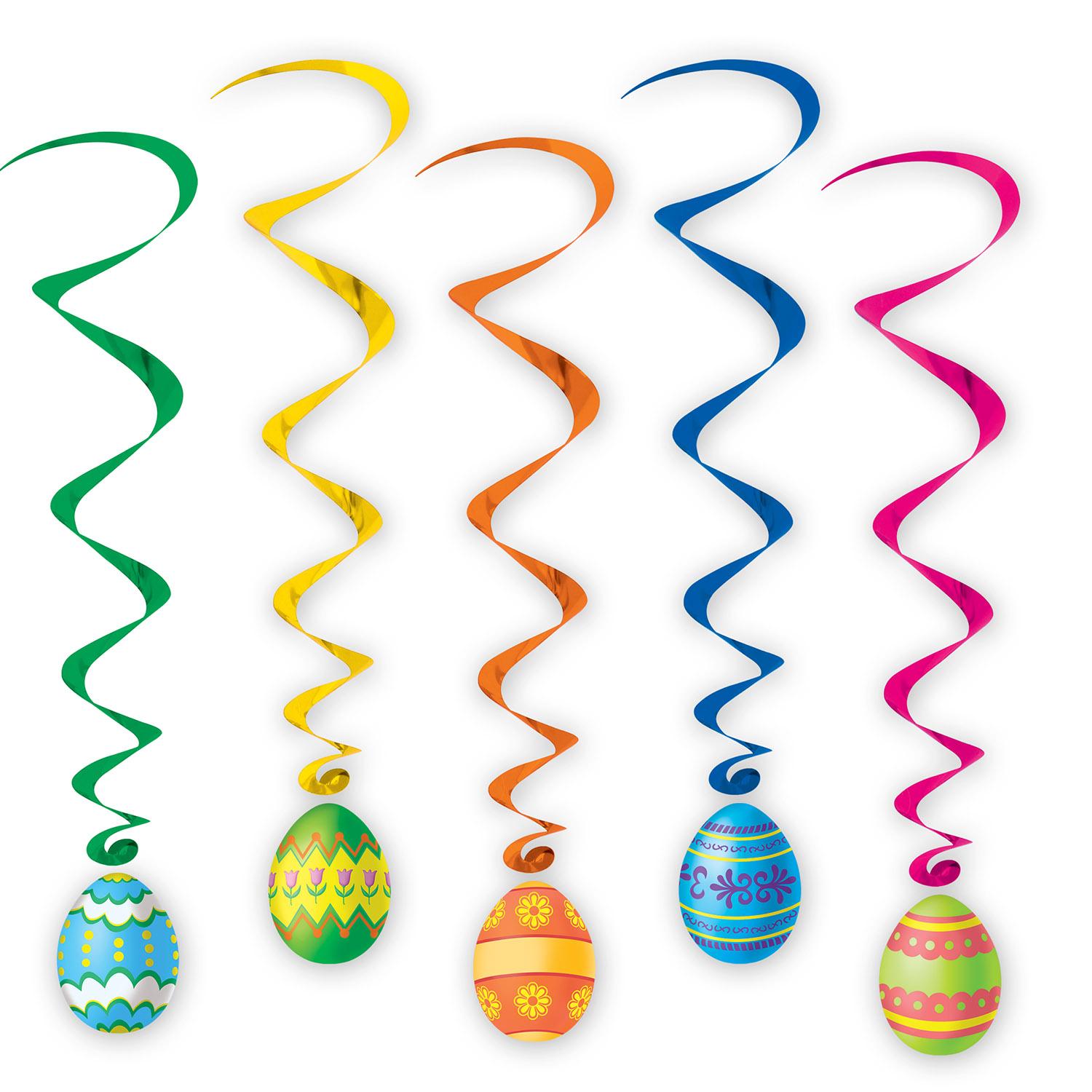 Beistle Easter Egg Whirls (5/Pkg)