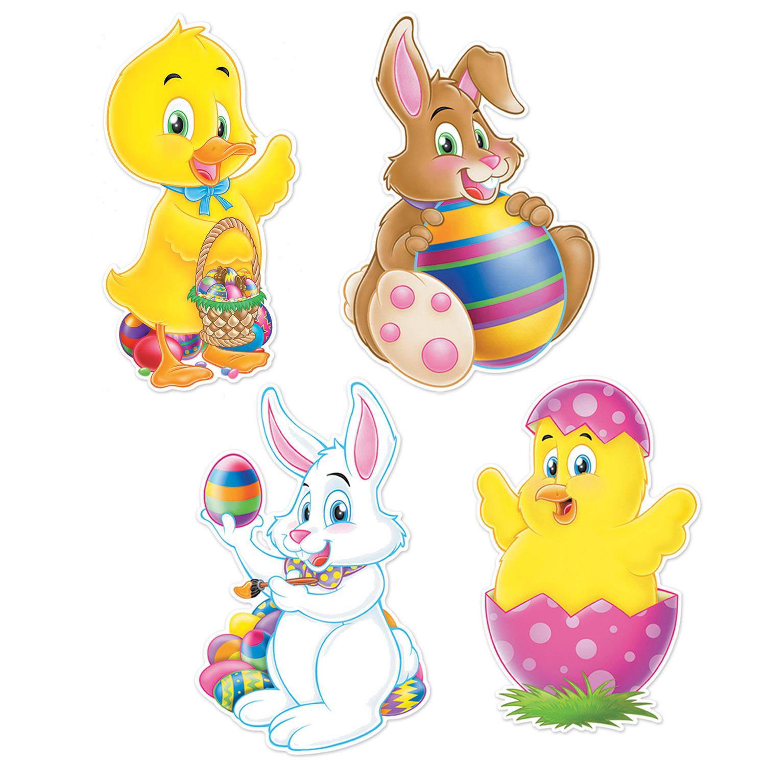 Beistle Easter Cutouts (4/Pkg)