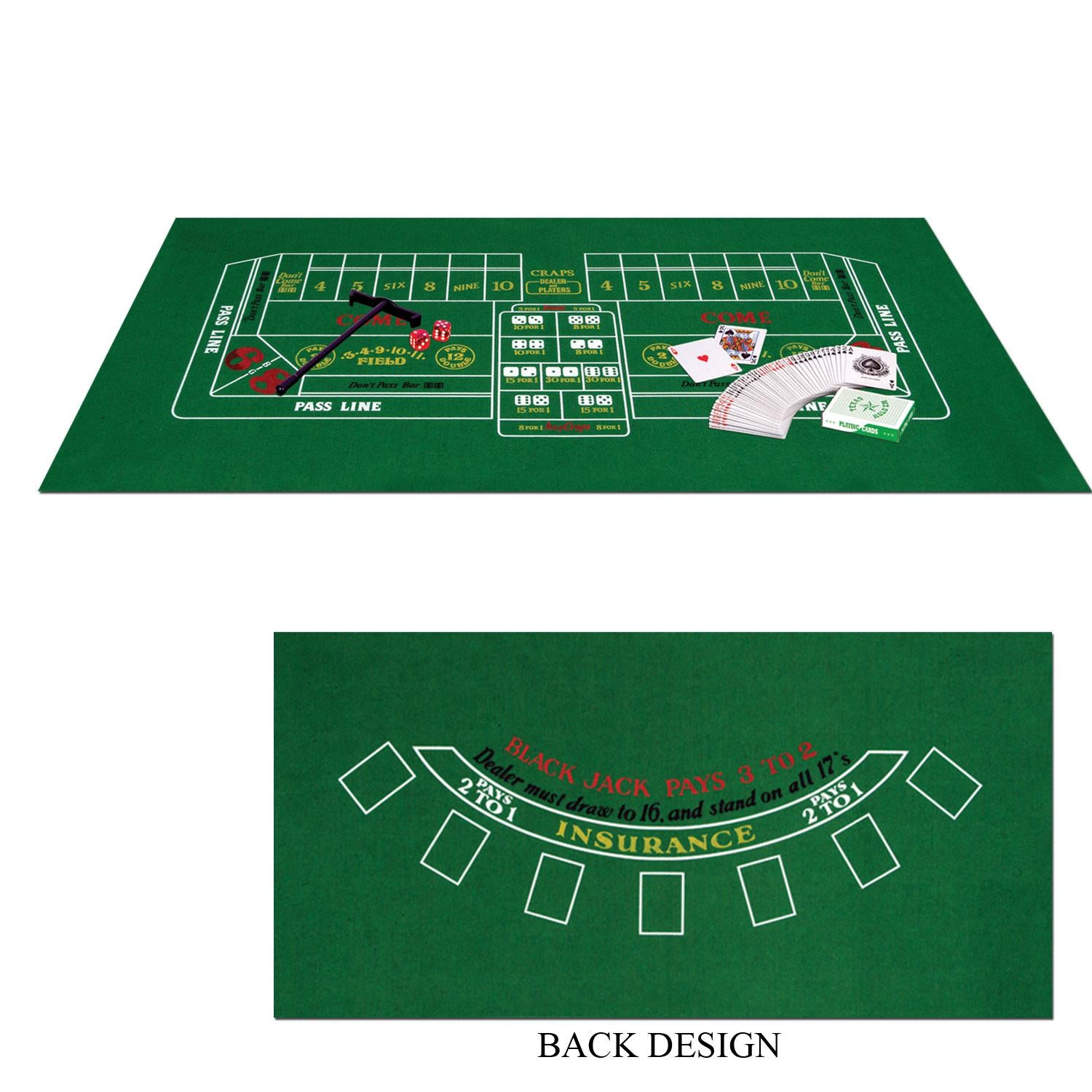 Beistle Blackjack/Craps Party Set