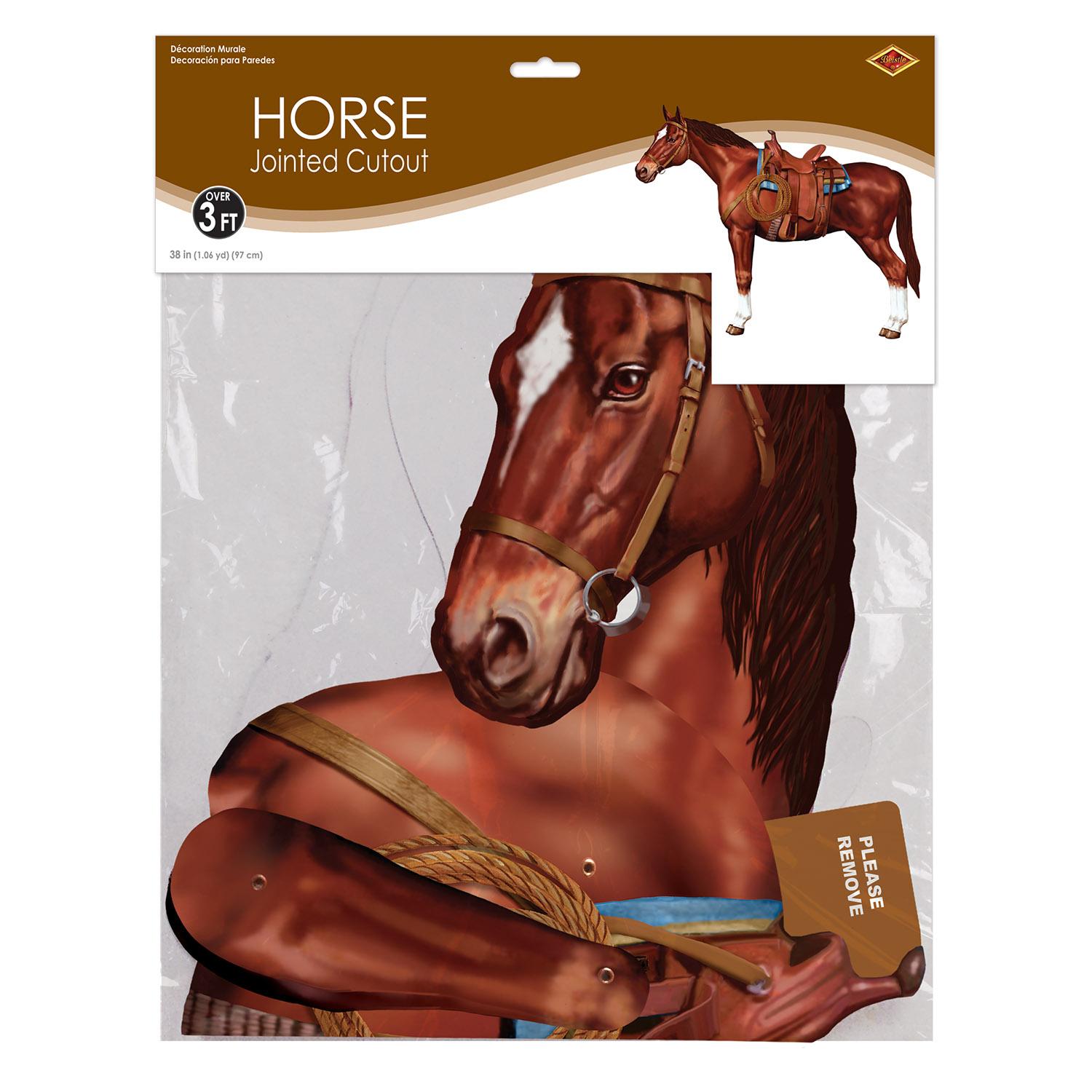 Beistle Jointed Horse Party Decoration