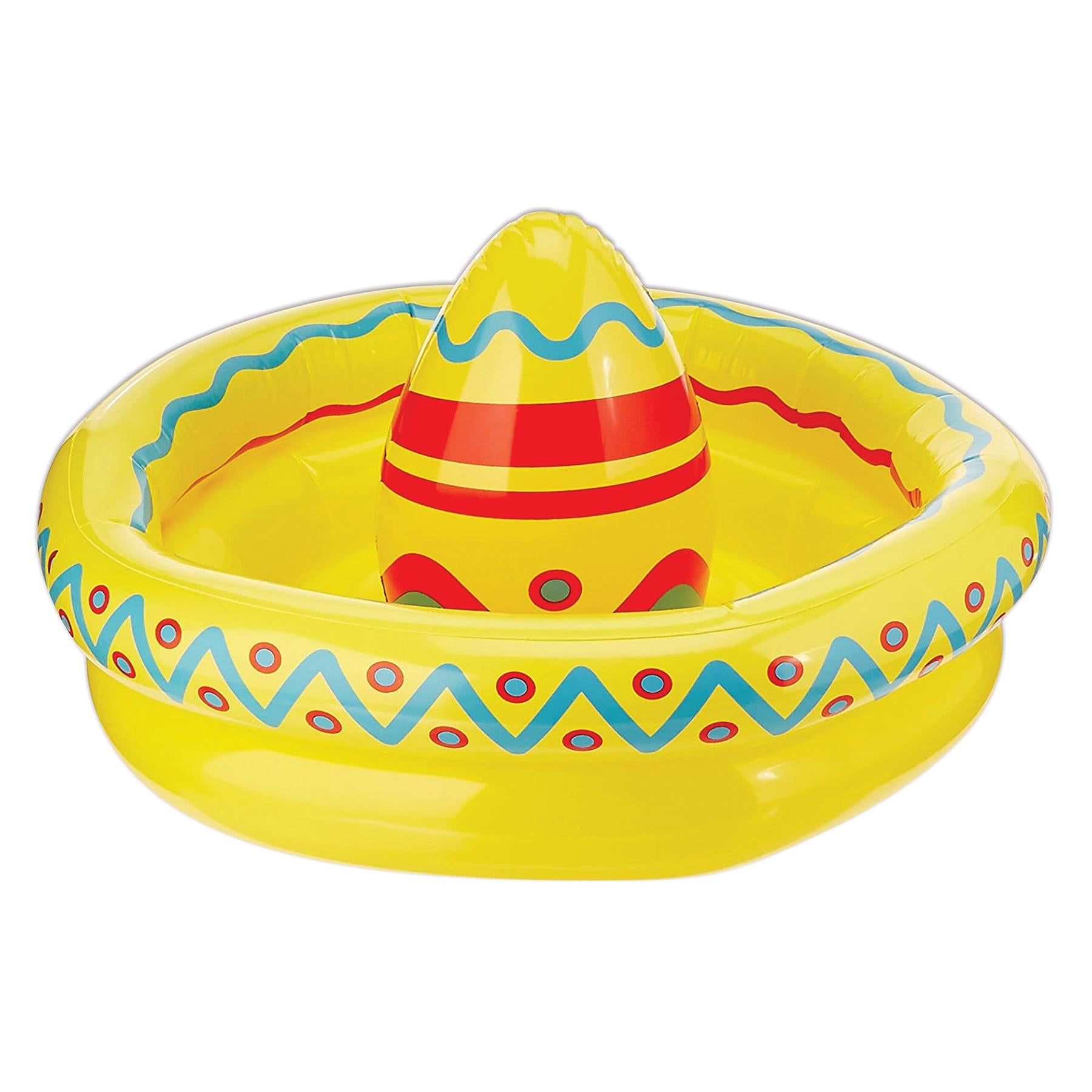 Beistle Fiesta Inflatable Sombrero Cooler